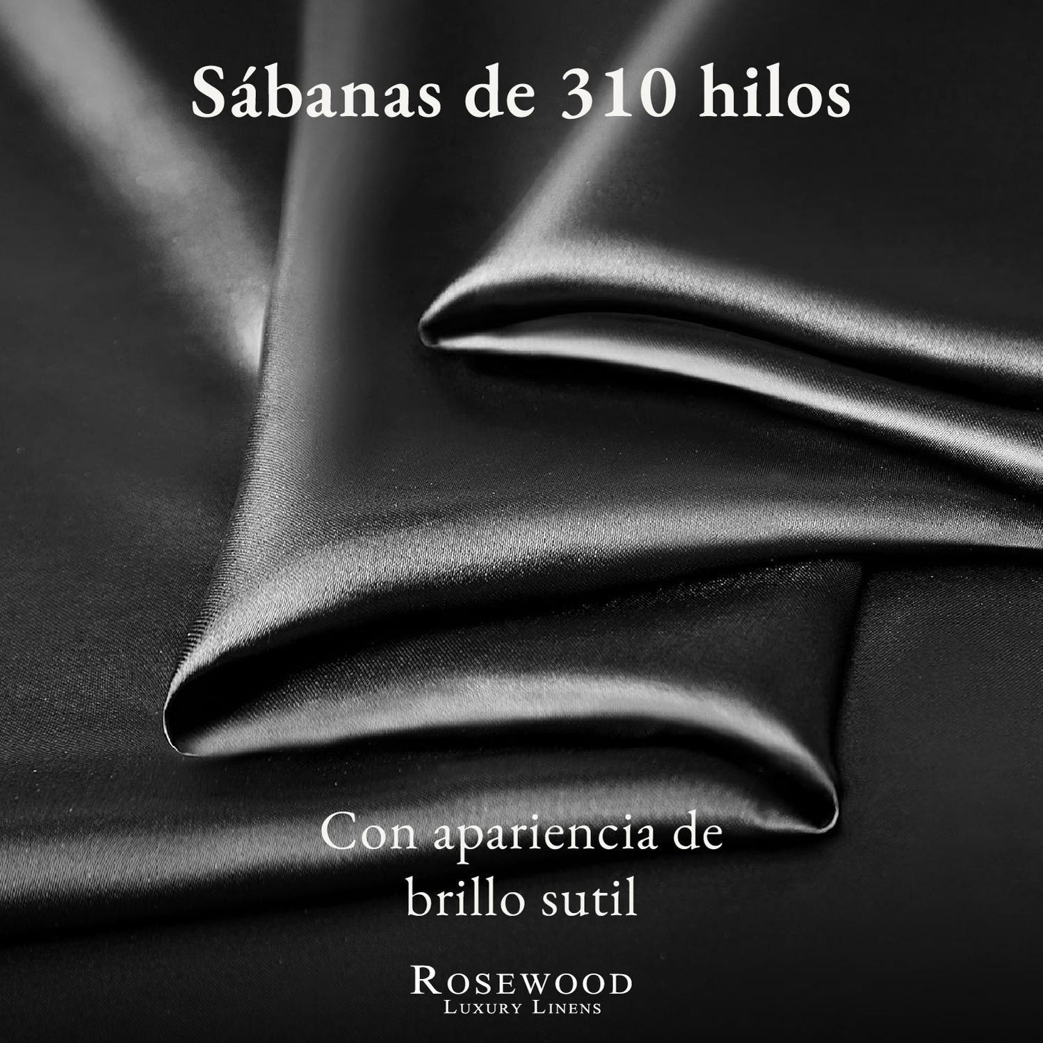 Sabanas Satin Ultra Suaves Juego Completo Rosewood 2 Plazas-2