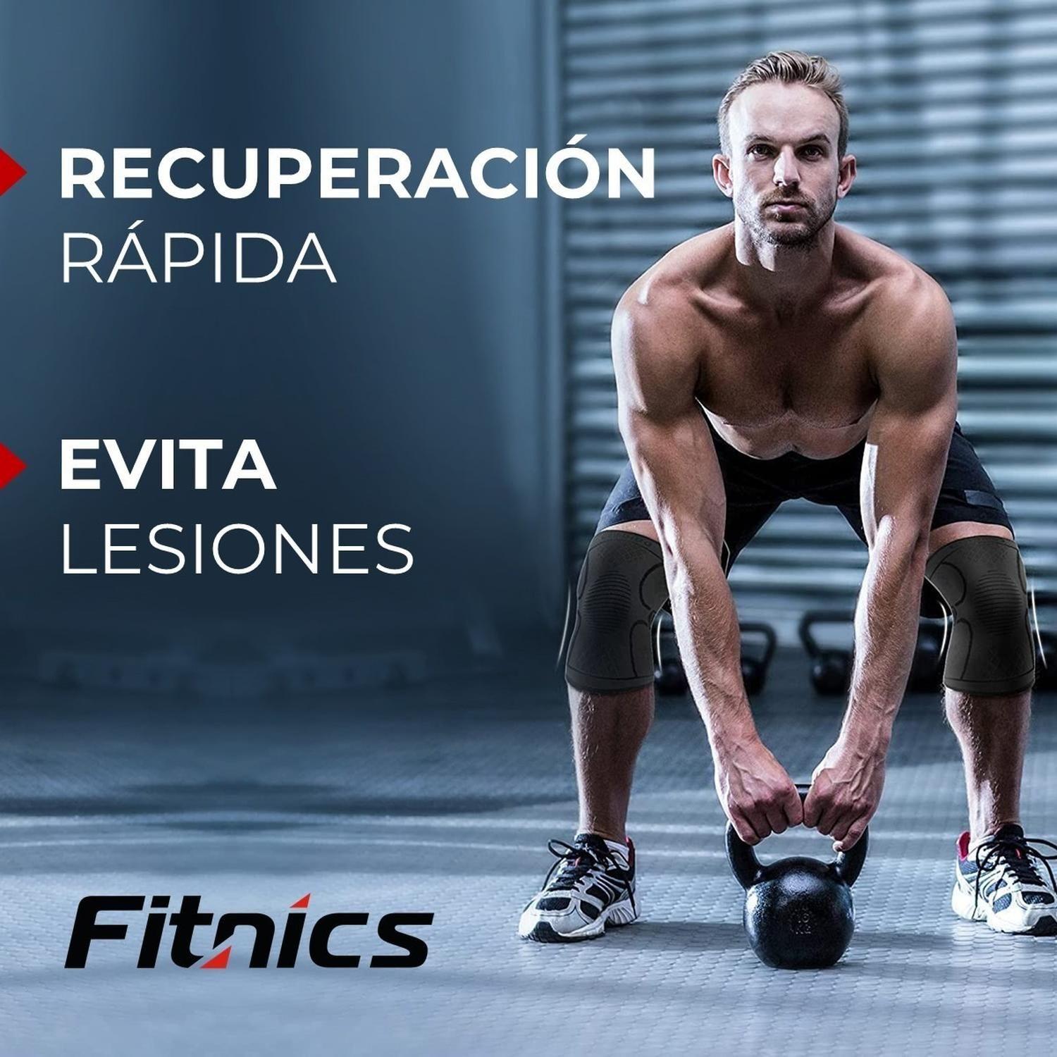 Rodillera Deportiva Ortopedica Compresion Fitnics Pack x2-2