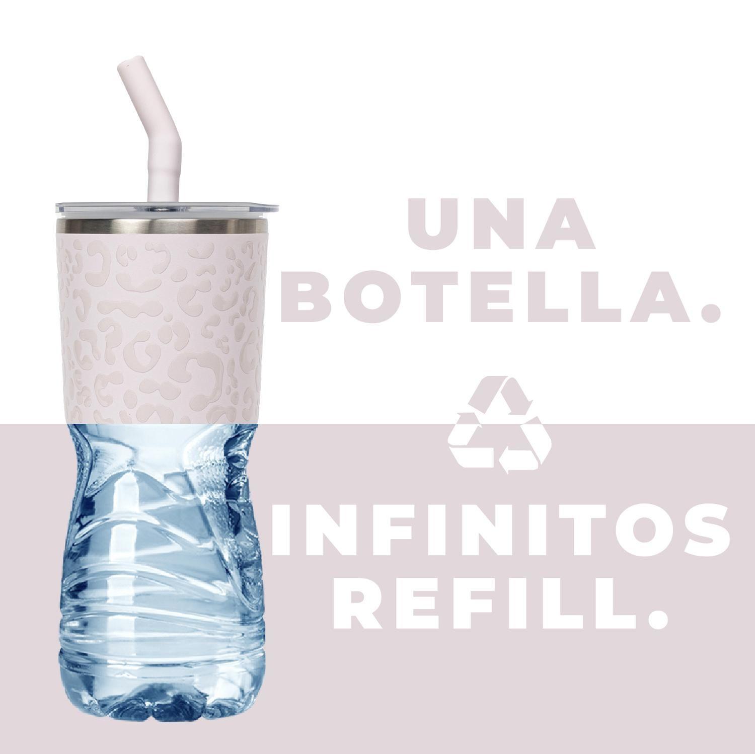 Vaso Termico Agua Cafe Buffer AceroInox + Tapa 700ml Violeta-6
