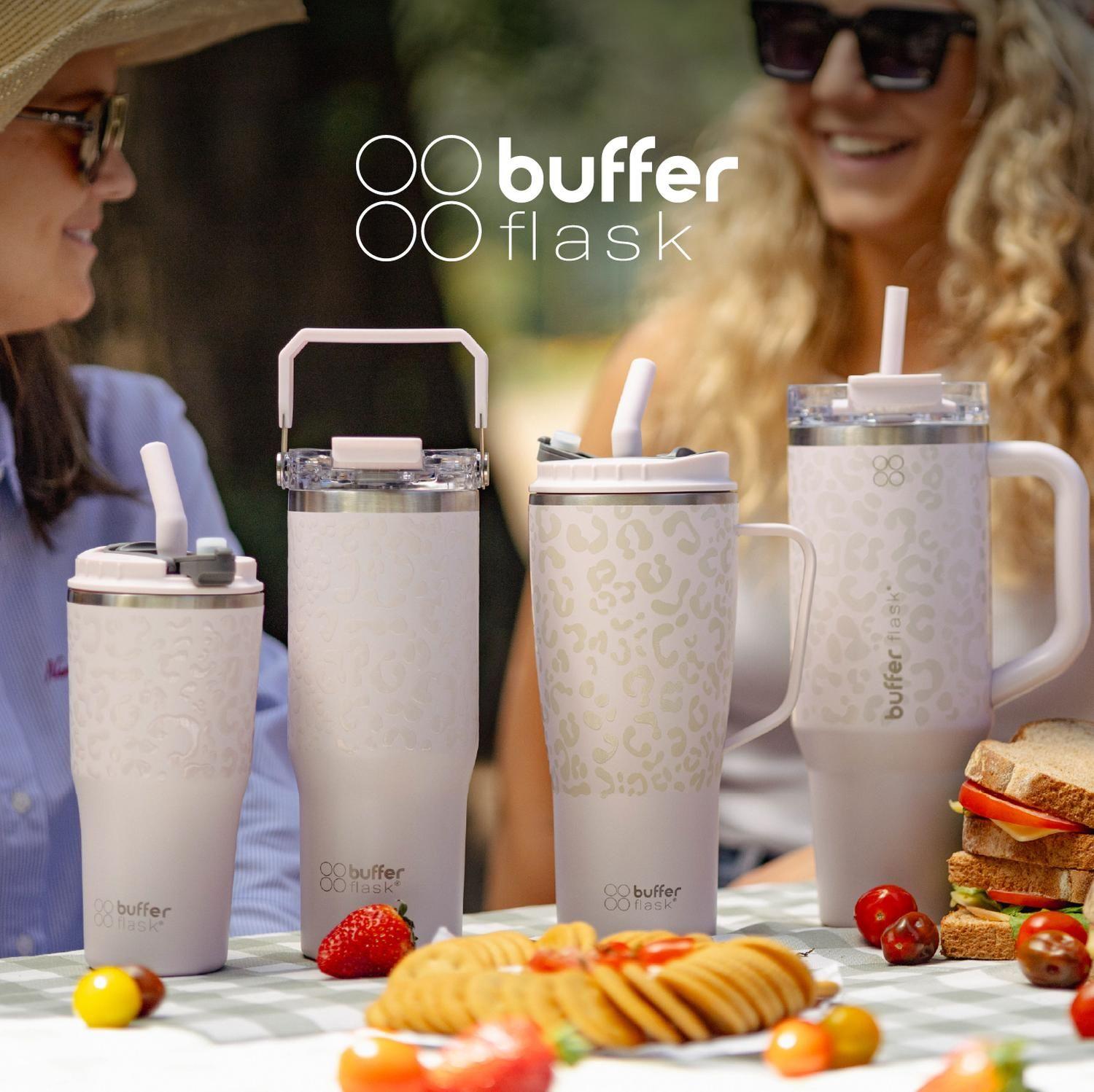 Vaso Termico Agua Cafe Buffer AceroInox + Tapa 700ml Violeta-7