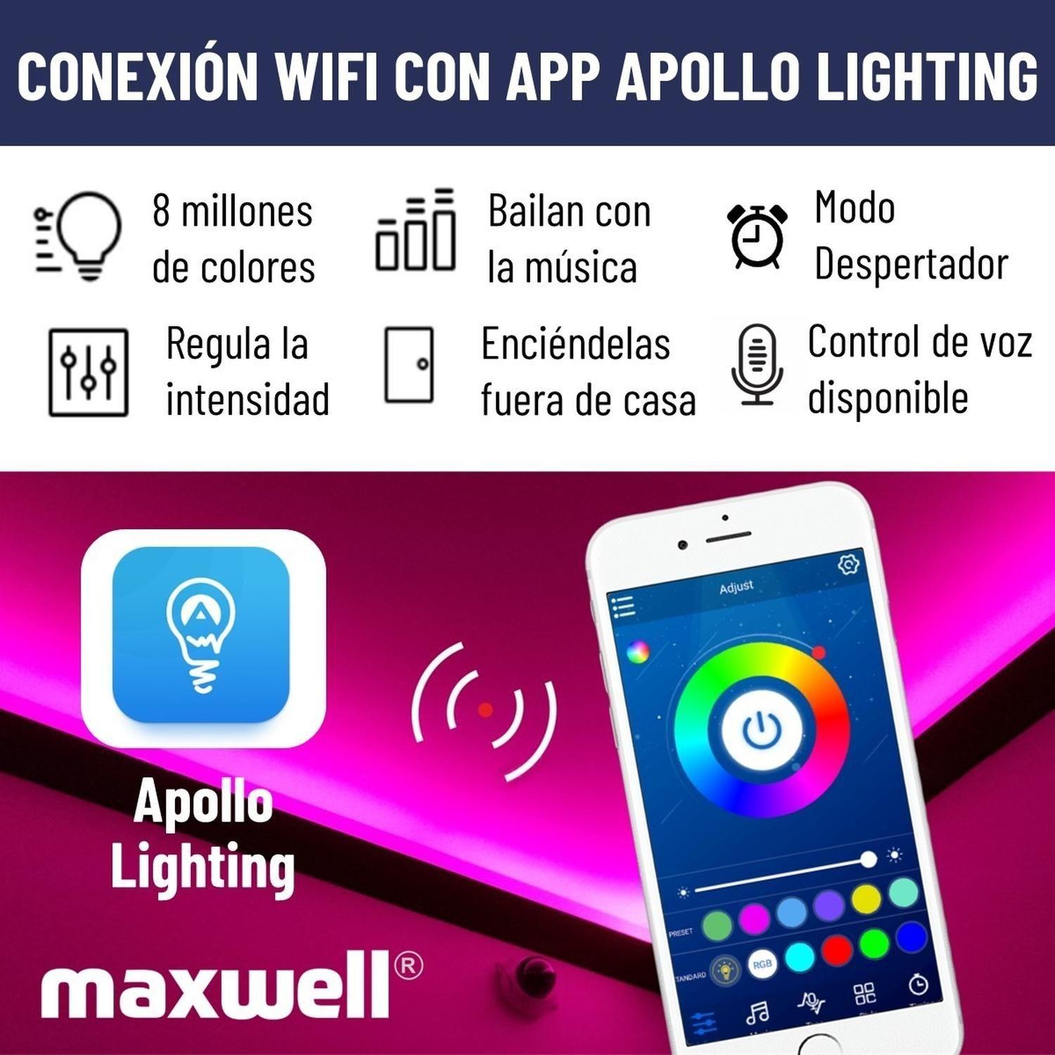 Tira Cinta Luces Led Rgb Bluetooth 15 Metros Total + Conector-2