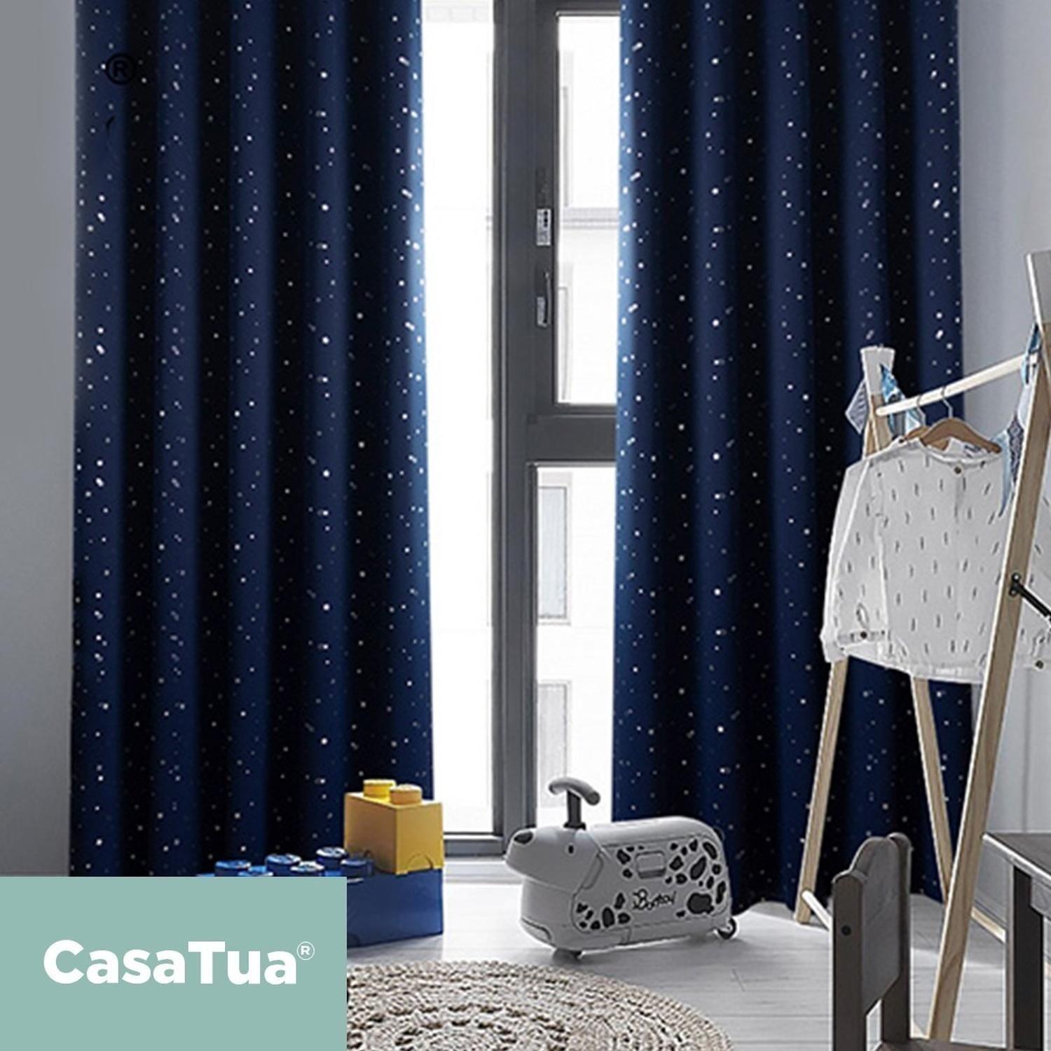 Cortina Niña Niño Semi Blackout Casatua Un Paño 140x220cm-9