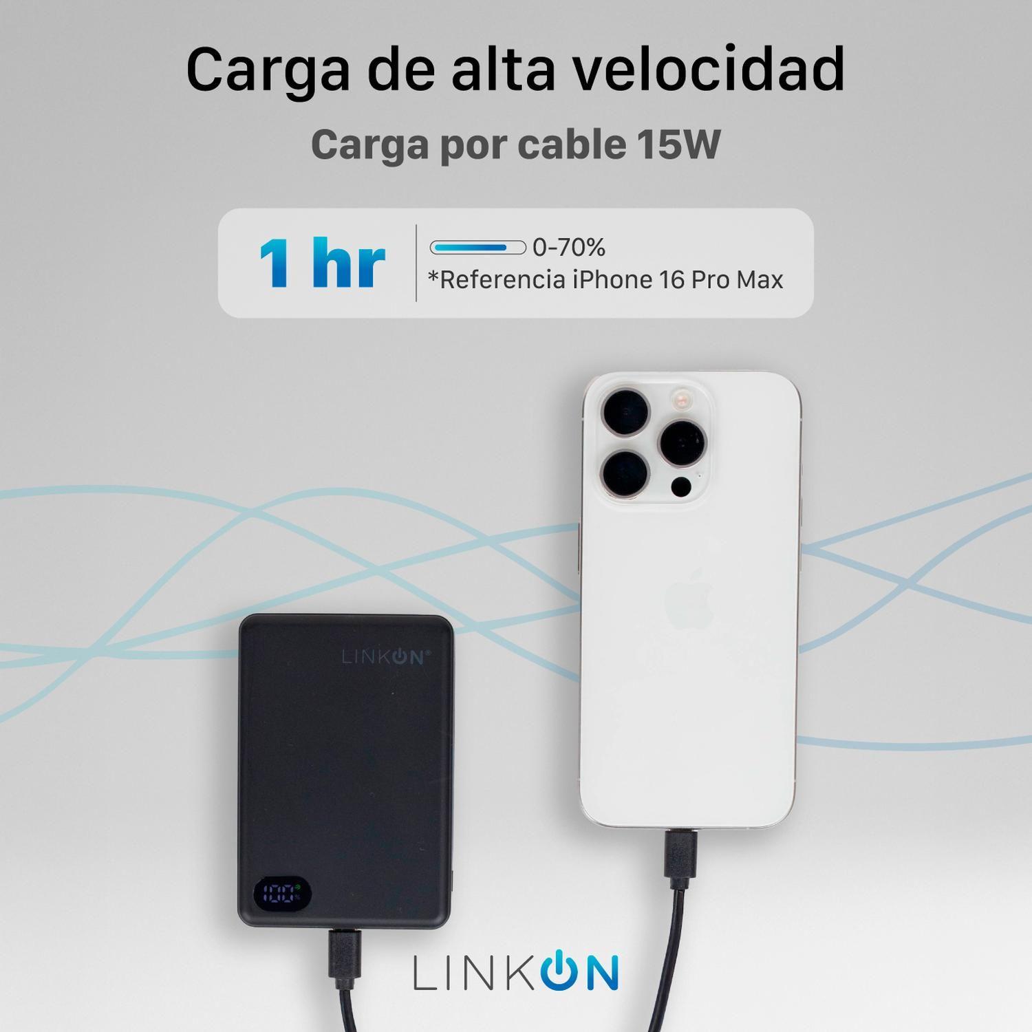 Bateria Externa Iphone Cargador Portatil Magsafe 10.000Mah-3