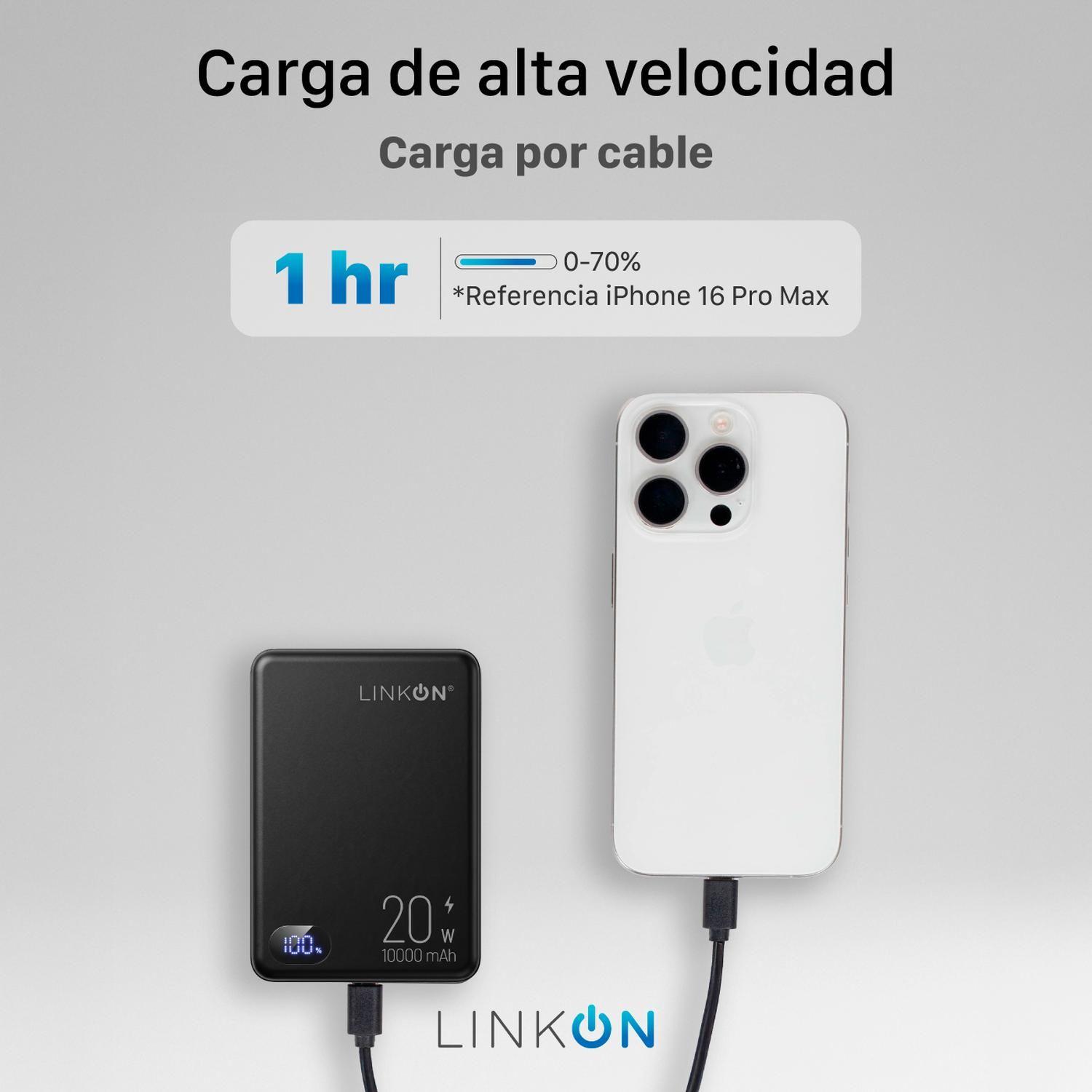 Bateria Externa Cargador para Iphone Magsafe Linkon 10000mah-4