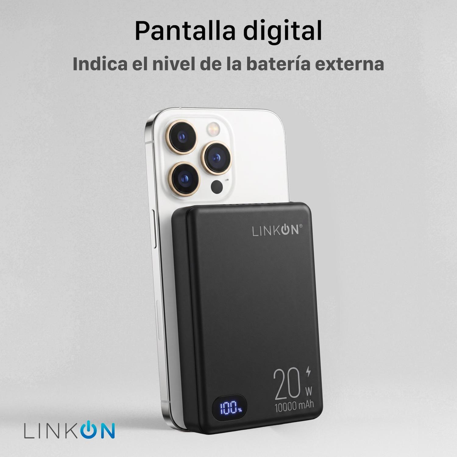 Bateria Externa Cargador para Iphone Magsafe Linkon 10000mah-5