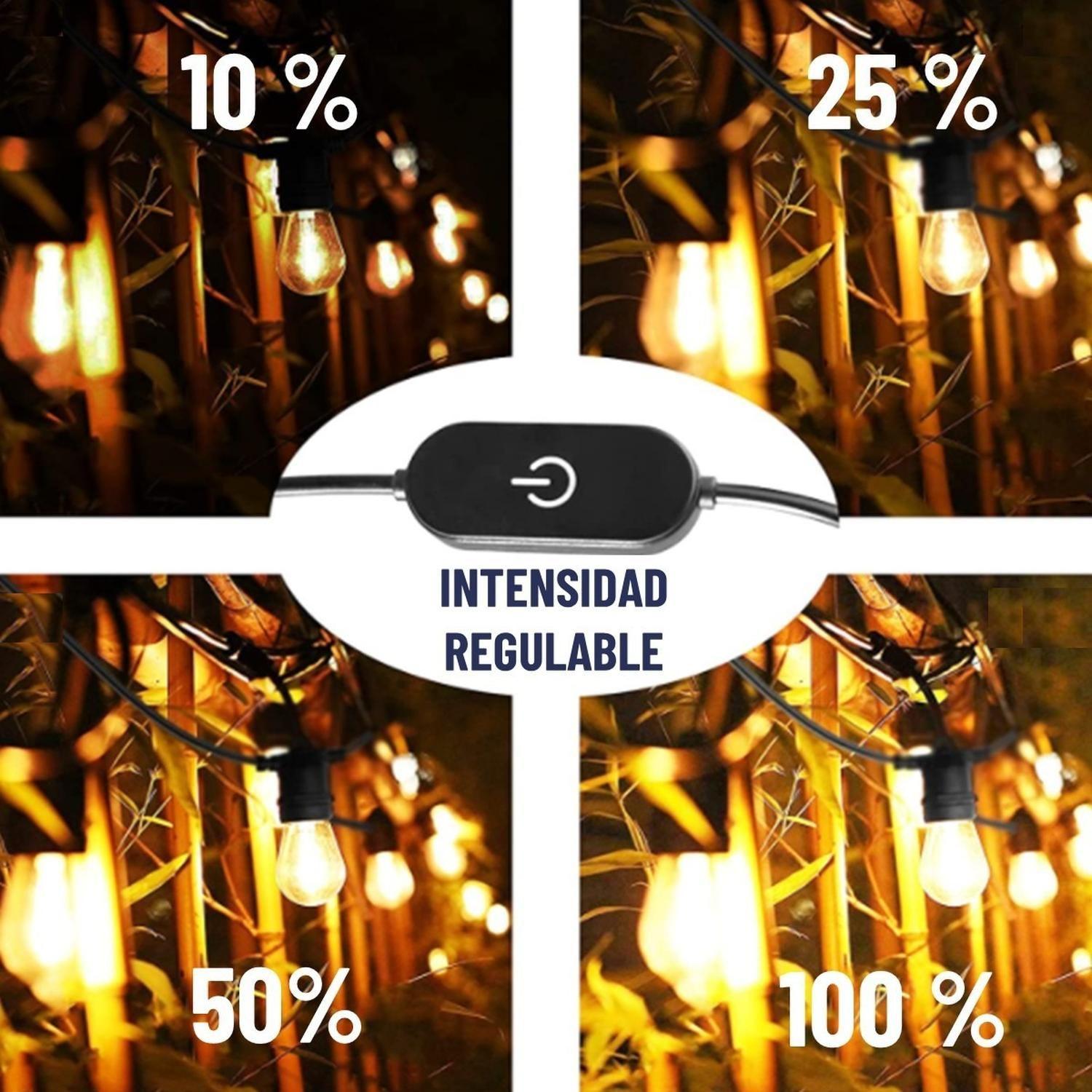 Guirnalda Luces Exterior Maxwell USB 7 Metros 10 Ampolletas-4