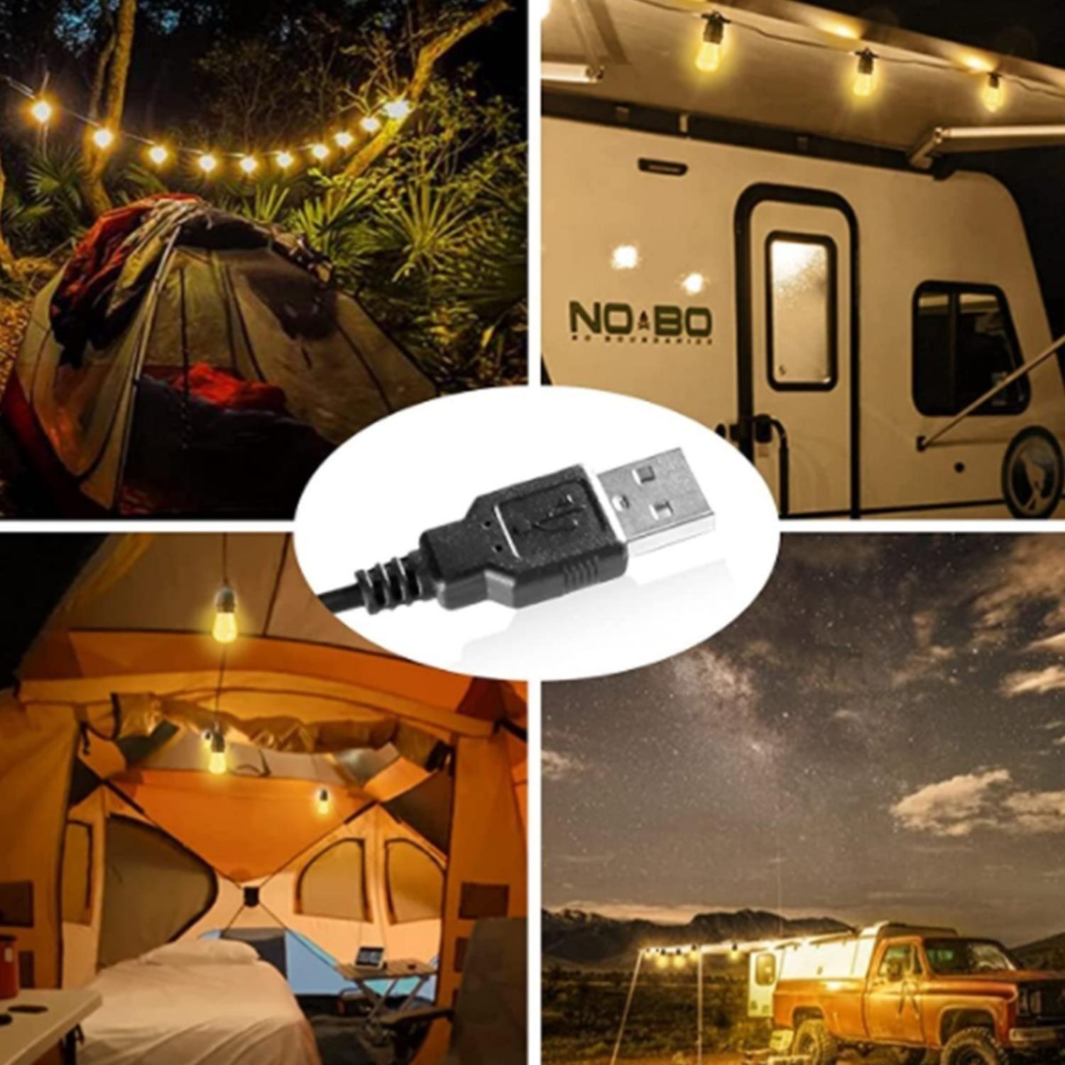 Guirnalda Luces Exterior Maxwell USB 7 Metros 10 Ampolletas-8