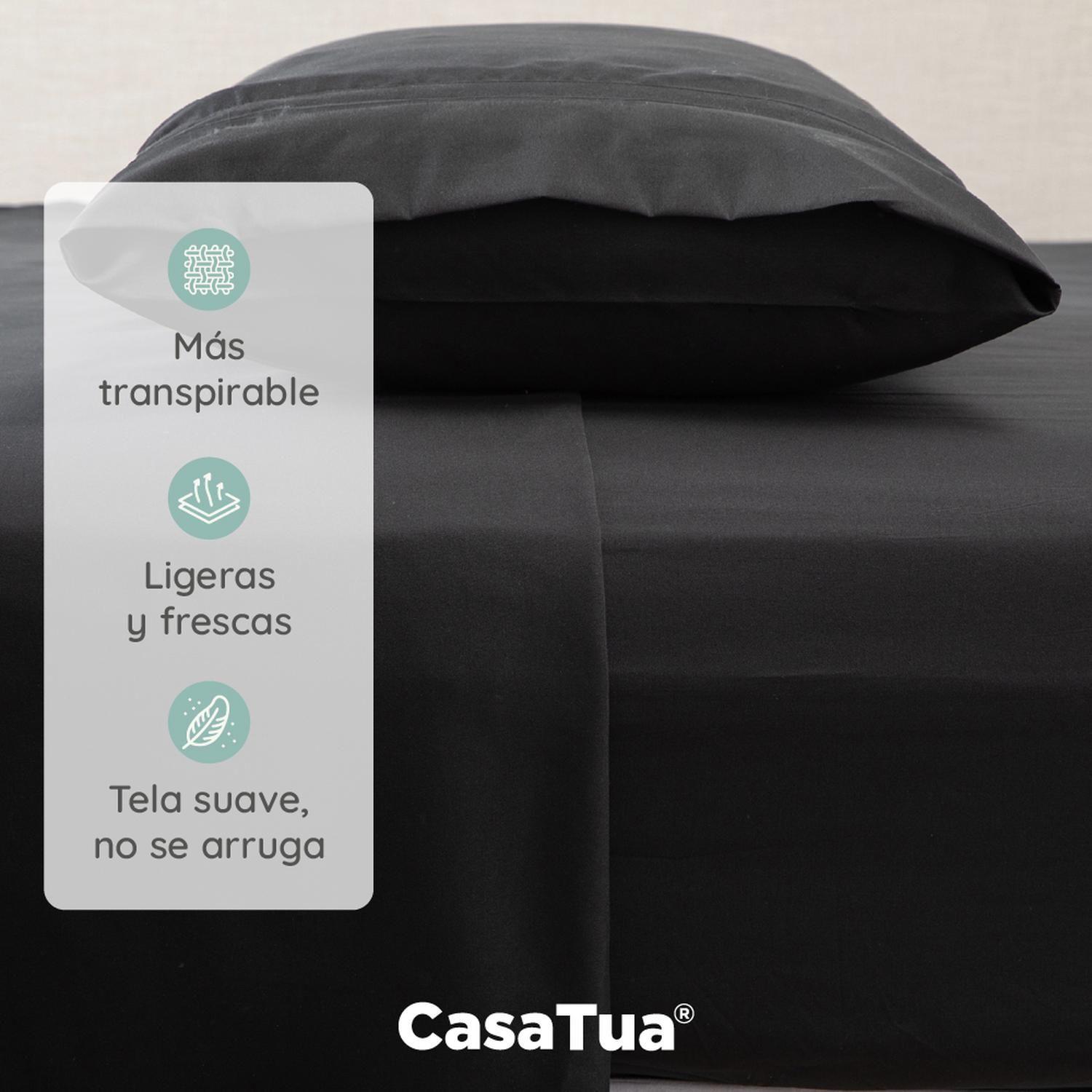 Sabanas 1.5 Plazas Hotel Casatua Ultra Suave Bordadas + Funda-3