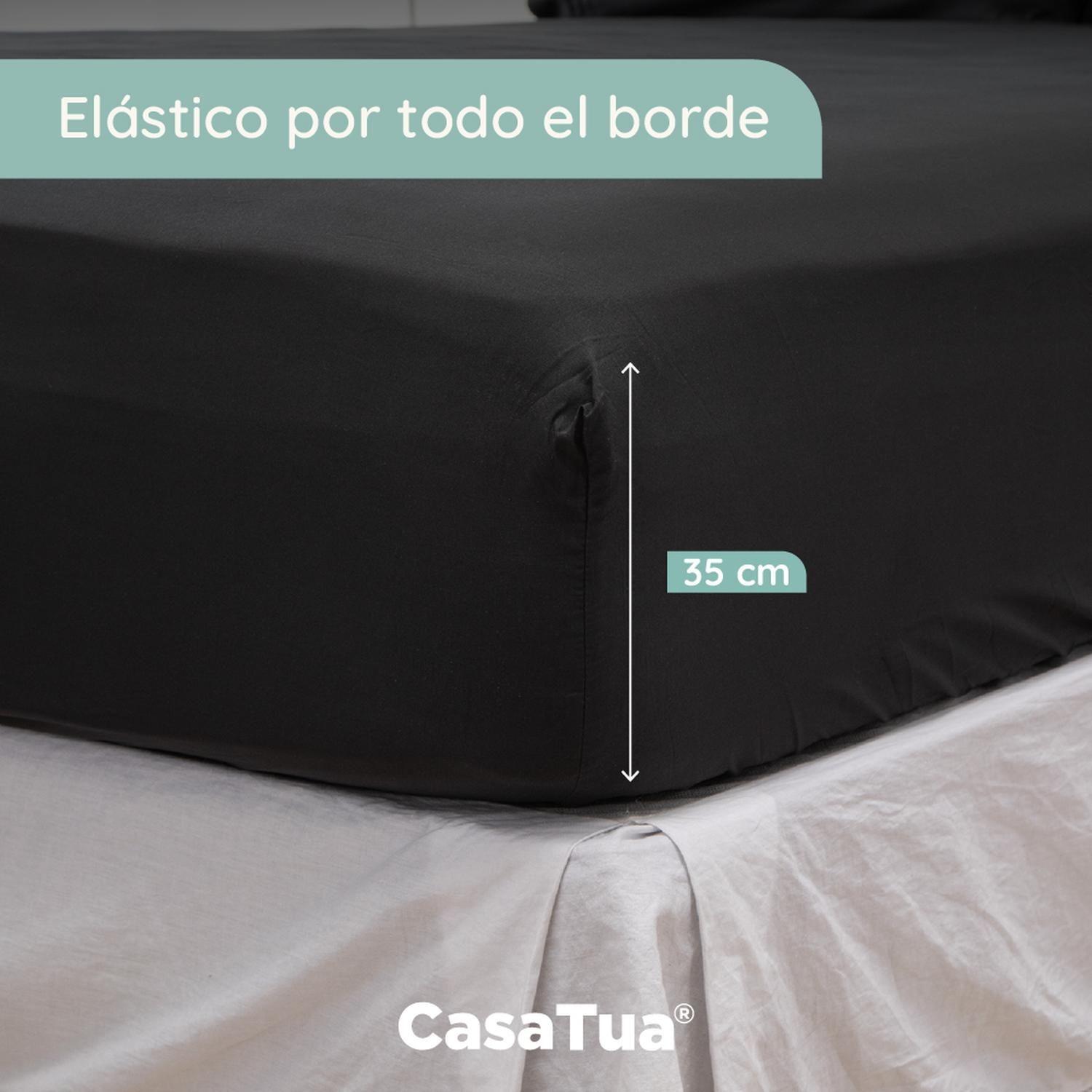 Sabanas 1.5 Plazas Hotel Casatua Ultra Suave Bordadas + Funda-5