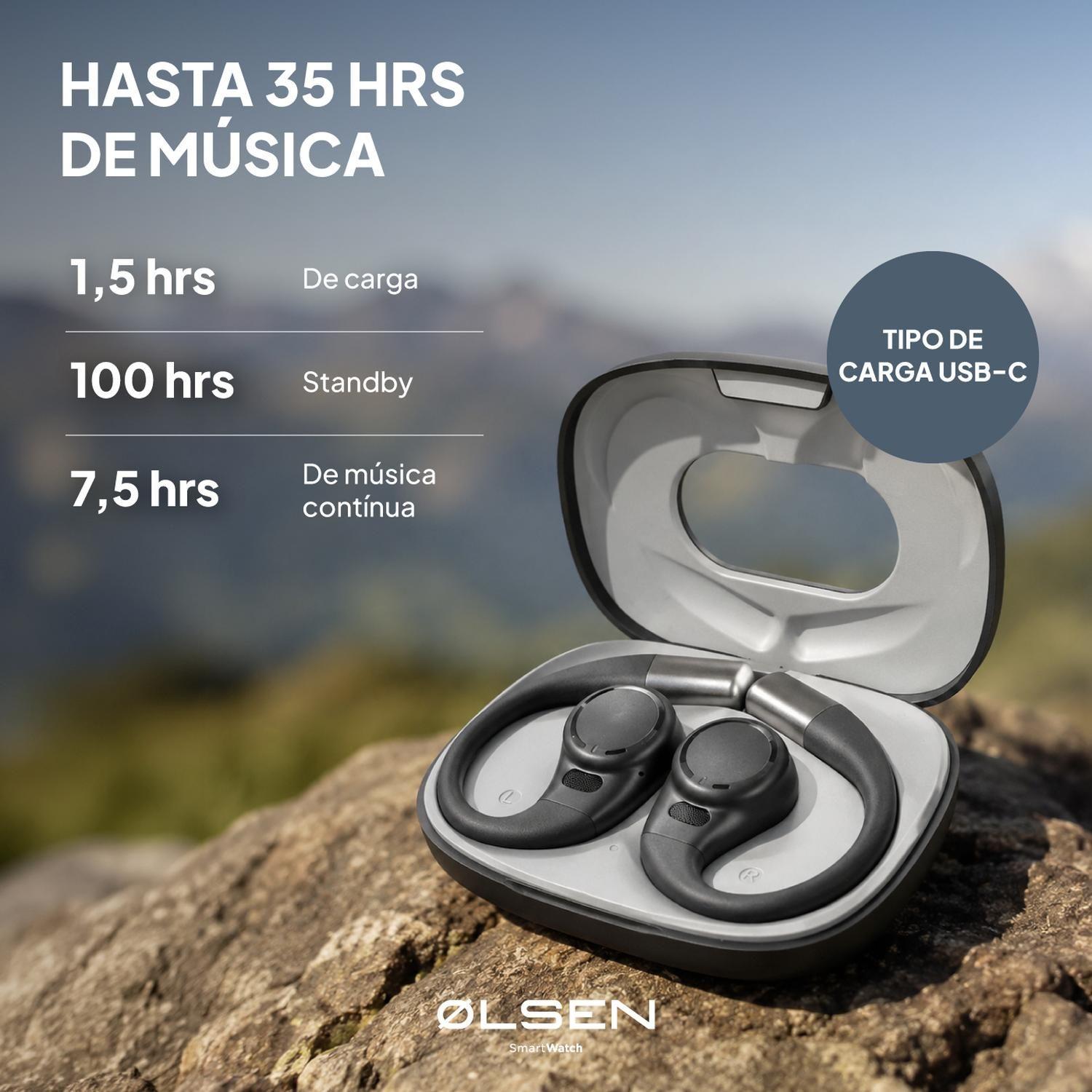 Audifonos Deportivos Inalambricos Open-Ear Olsen Bluetooth-4
