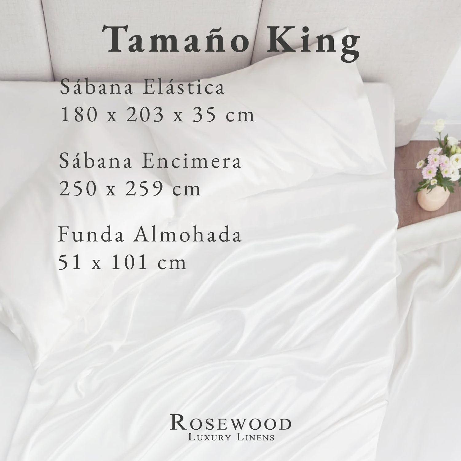 Sabanas Satin Rosewood Ultra Suaves Juego Completo King-8