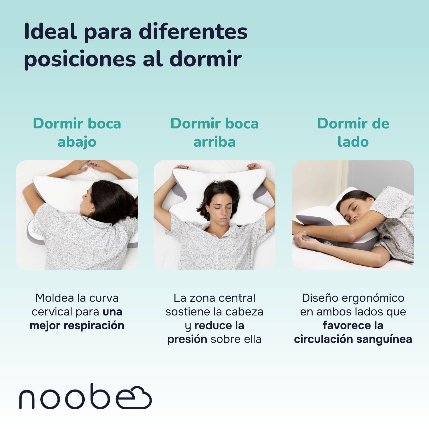 Almohada Viscoelastica Memory Foam Noobe Ortopedica Cervical-1