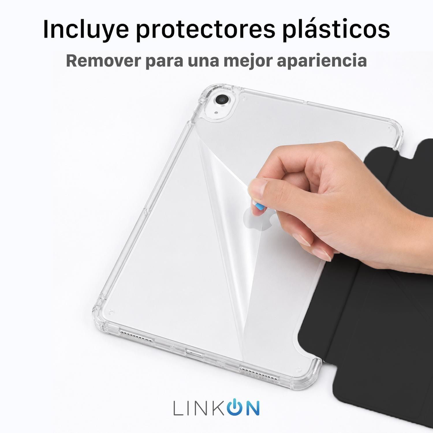 Funda Carcasa Ipad 10 11 A16 Linkon Soporte Plegable 4 en 1-7