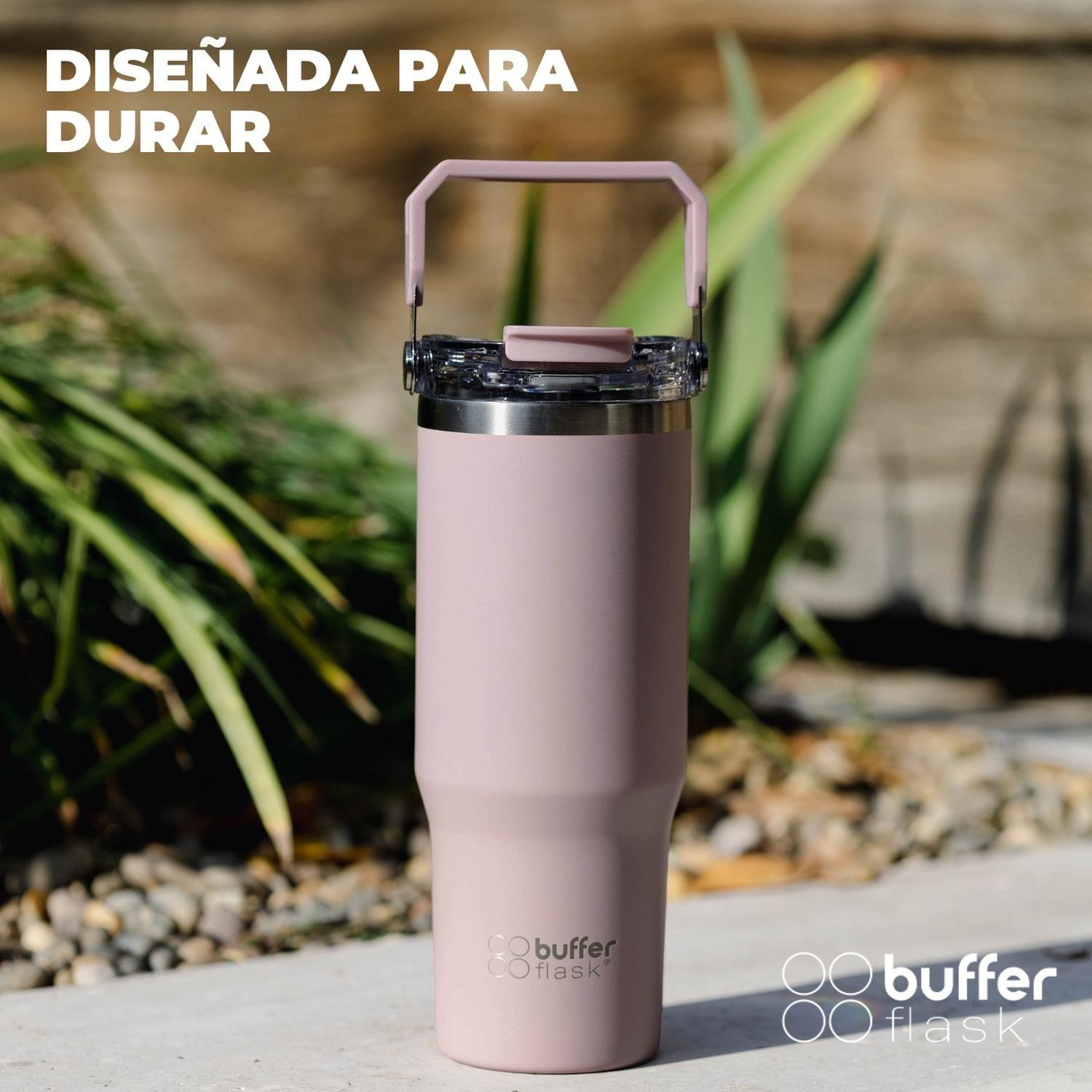 Botella Termica Agua Mug Buffer Acero Inox 800 ml Rosa-4