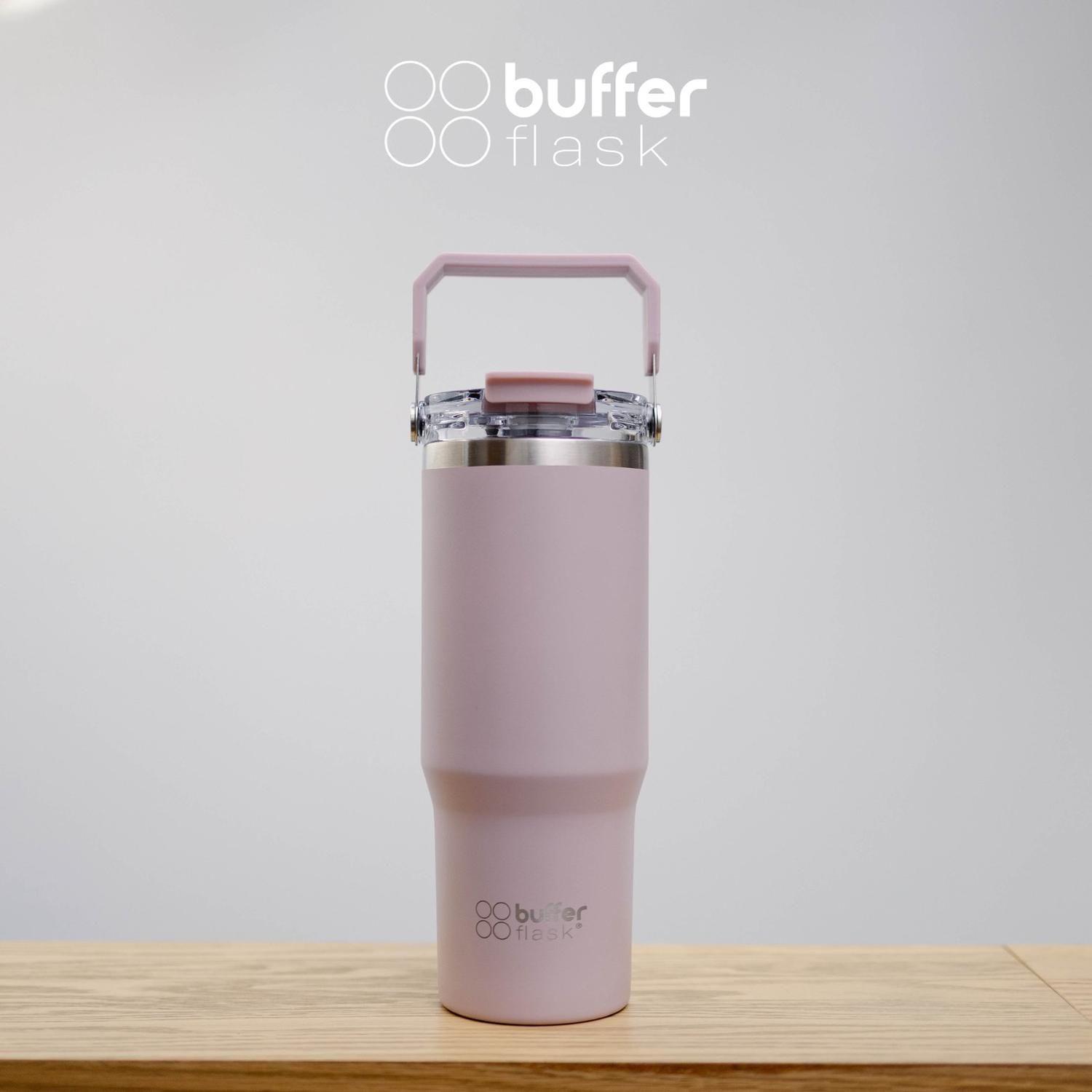 Botella Termica Agua Mug Buffer Acero Inox 800 ml Rosa-6