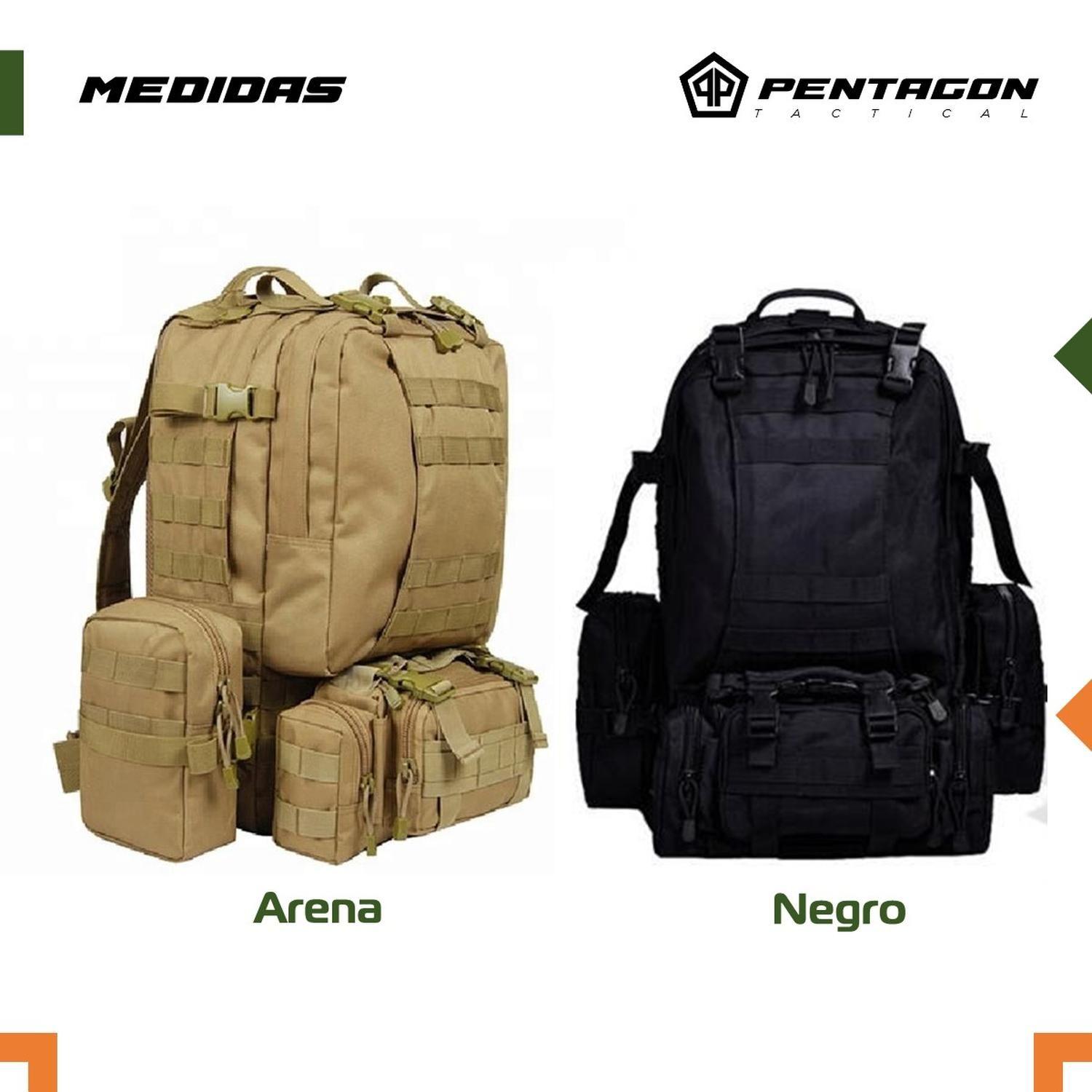 Mochila Tactica Militar Outdoor Pentagon 50l Impermeable-9