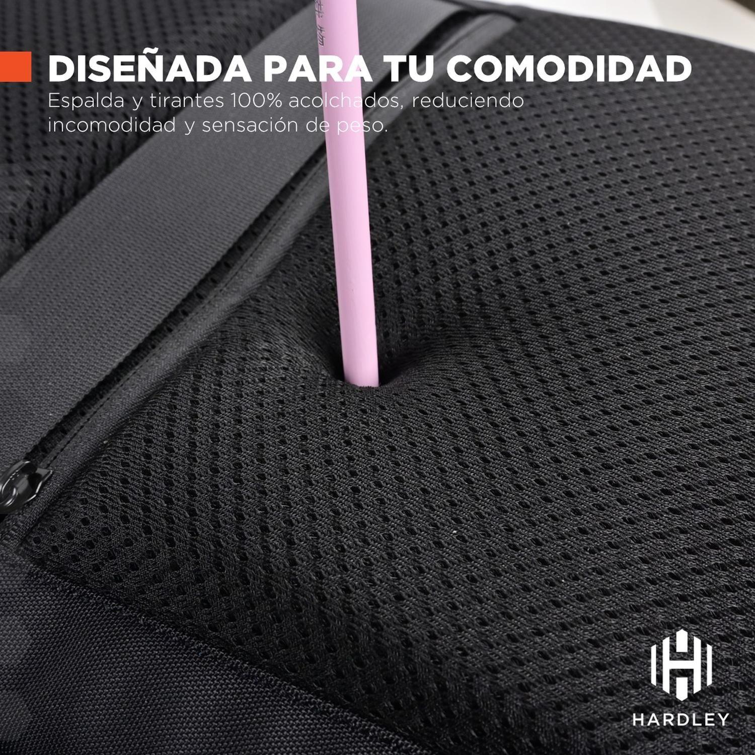 Mochila para Viaje Notebook Hardley 40L Nylon Balistico +USB-8