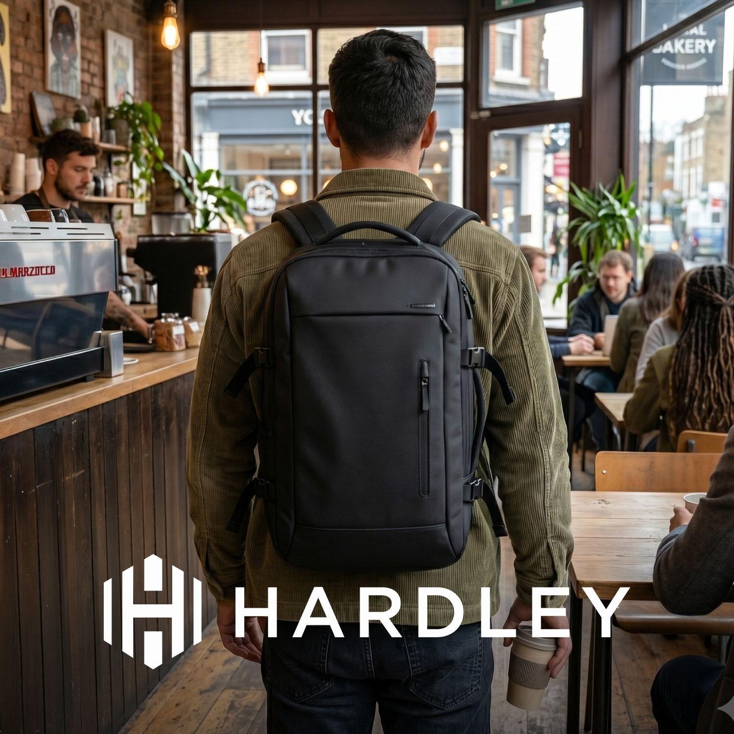 Mochila para Viaje Notebook Hardley 40L Nylon Balistico +USB-8