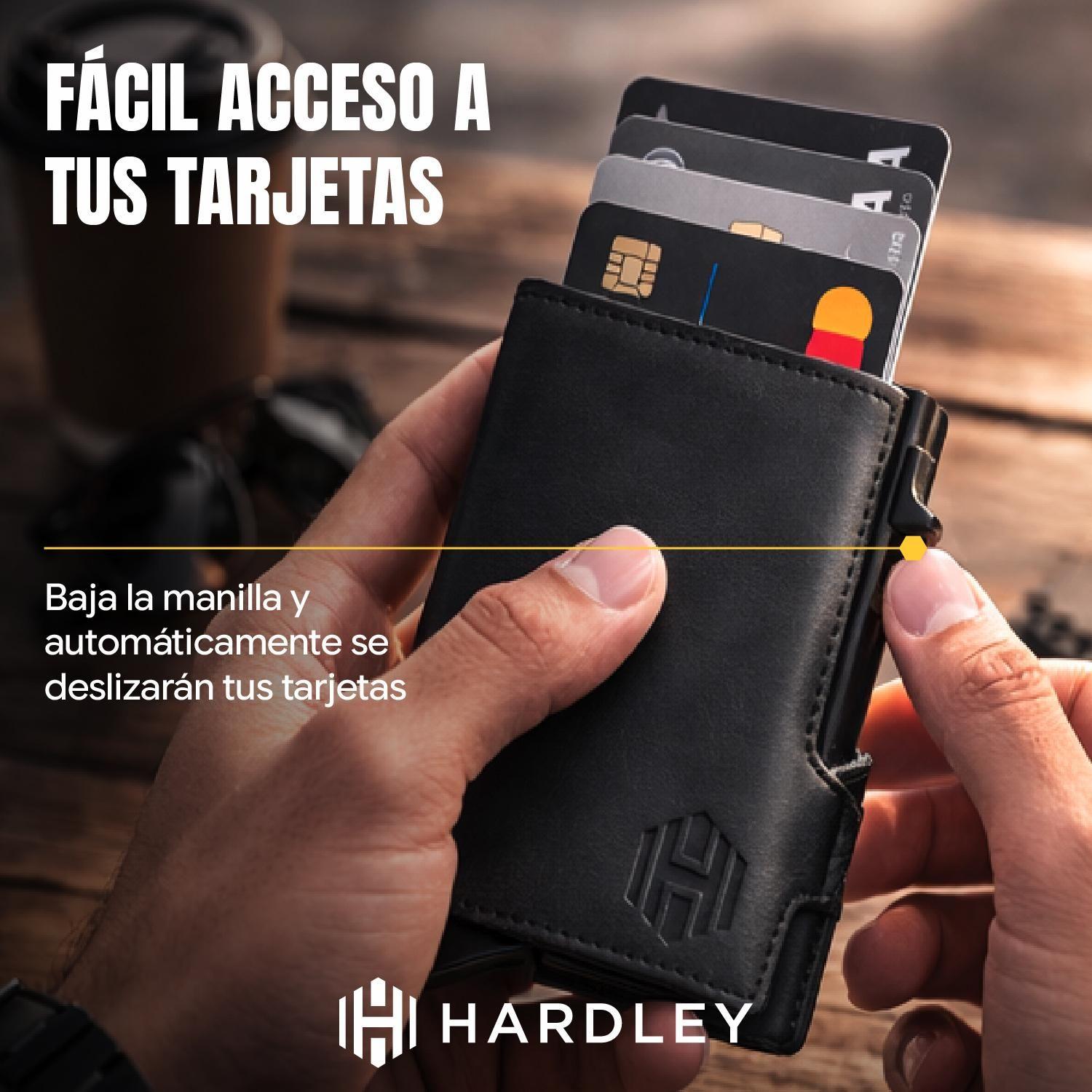 Billetera Hombre Hardley Protección Rfid Tarjetero Antirrobo-4