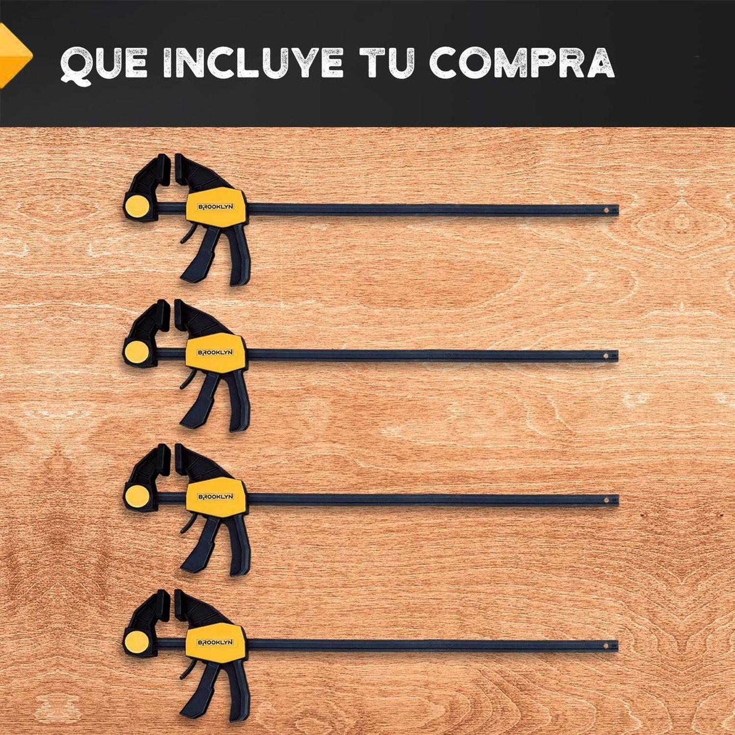 Prensas Sargento Rapida Set x 4 de 24 pulgadas Brooklyn-6
