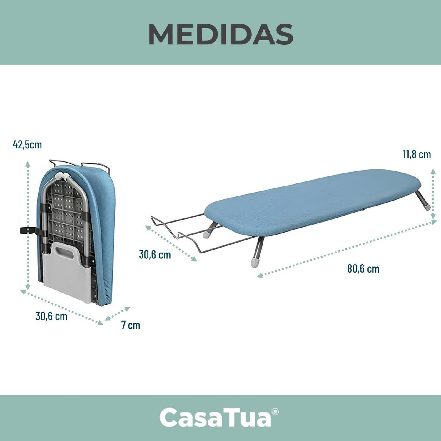 Tabla de Planchar Plegable y Colgable CasaTua Ahorra Espacio-6