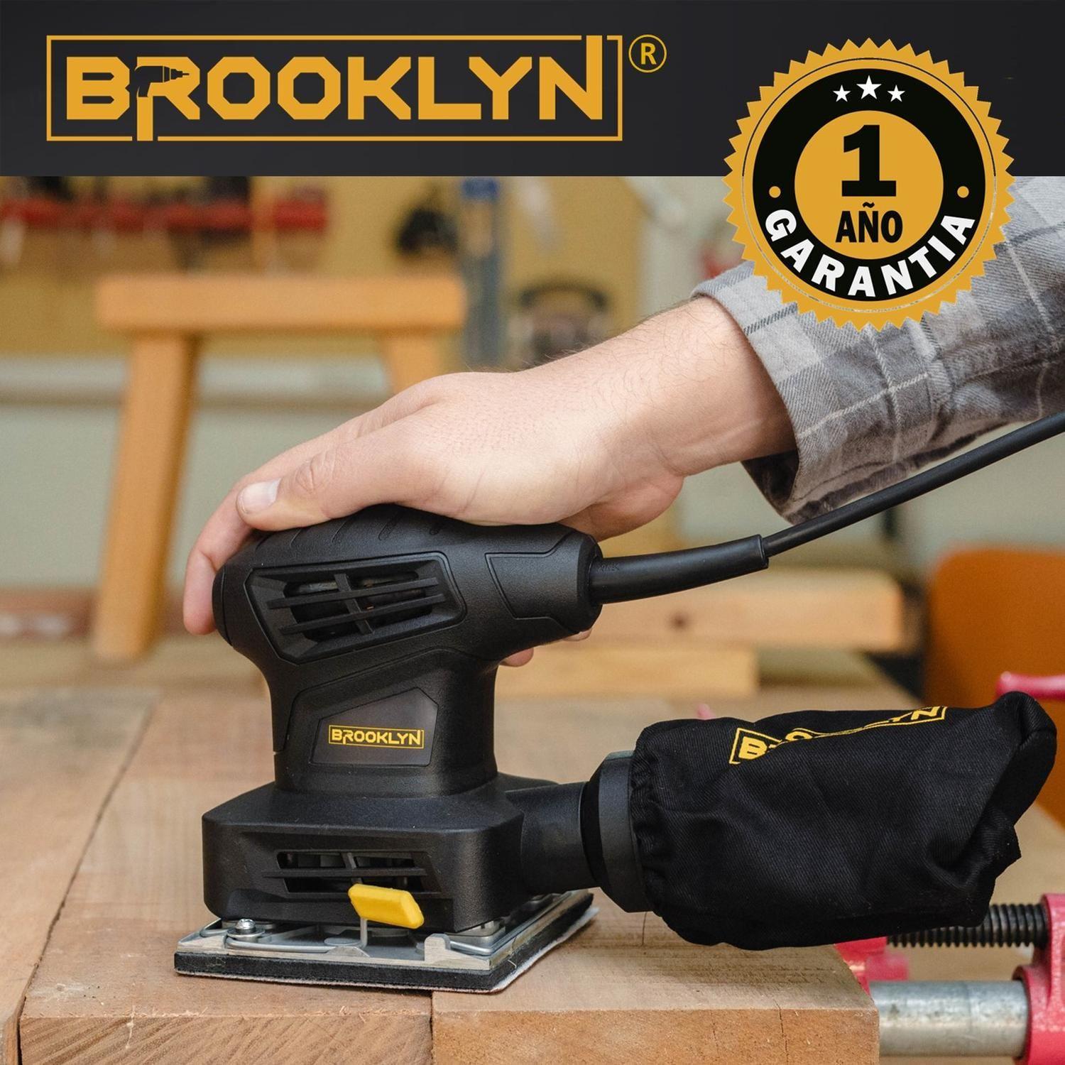 Lijadora Orbital Profesional Brooklyn 240W 220V 1/4 de Hoja-5