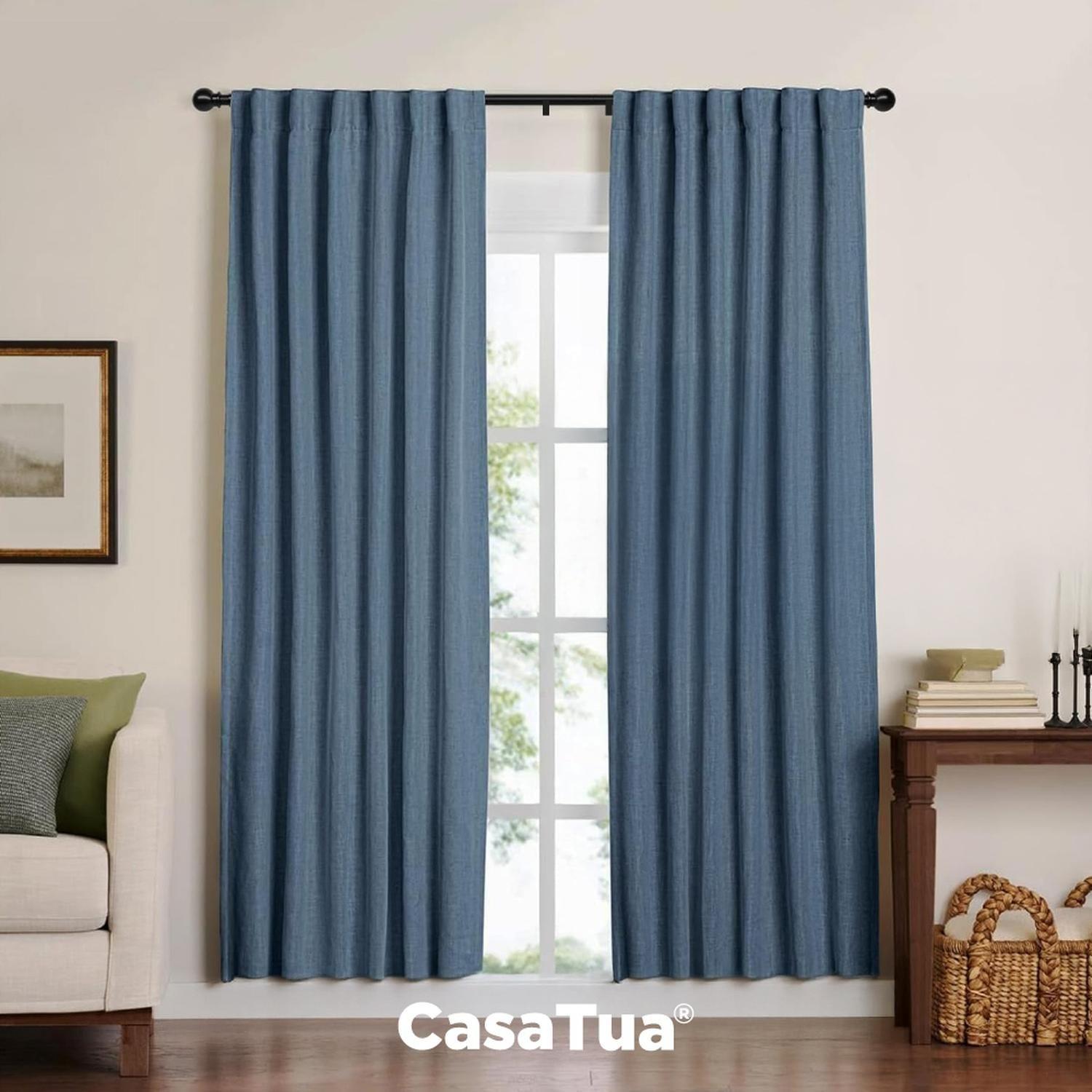 Barra Cortina Casatua Extensible 80 a 210 cm + Soporte-9