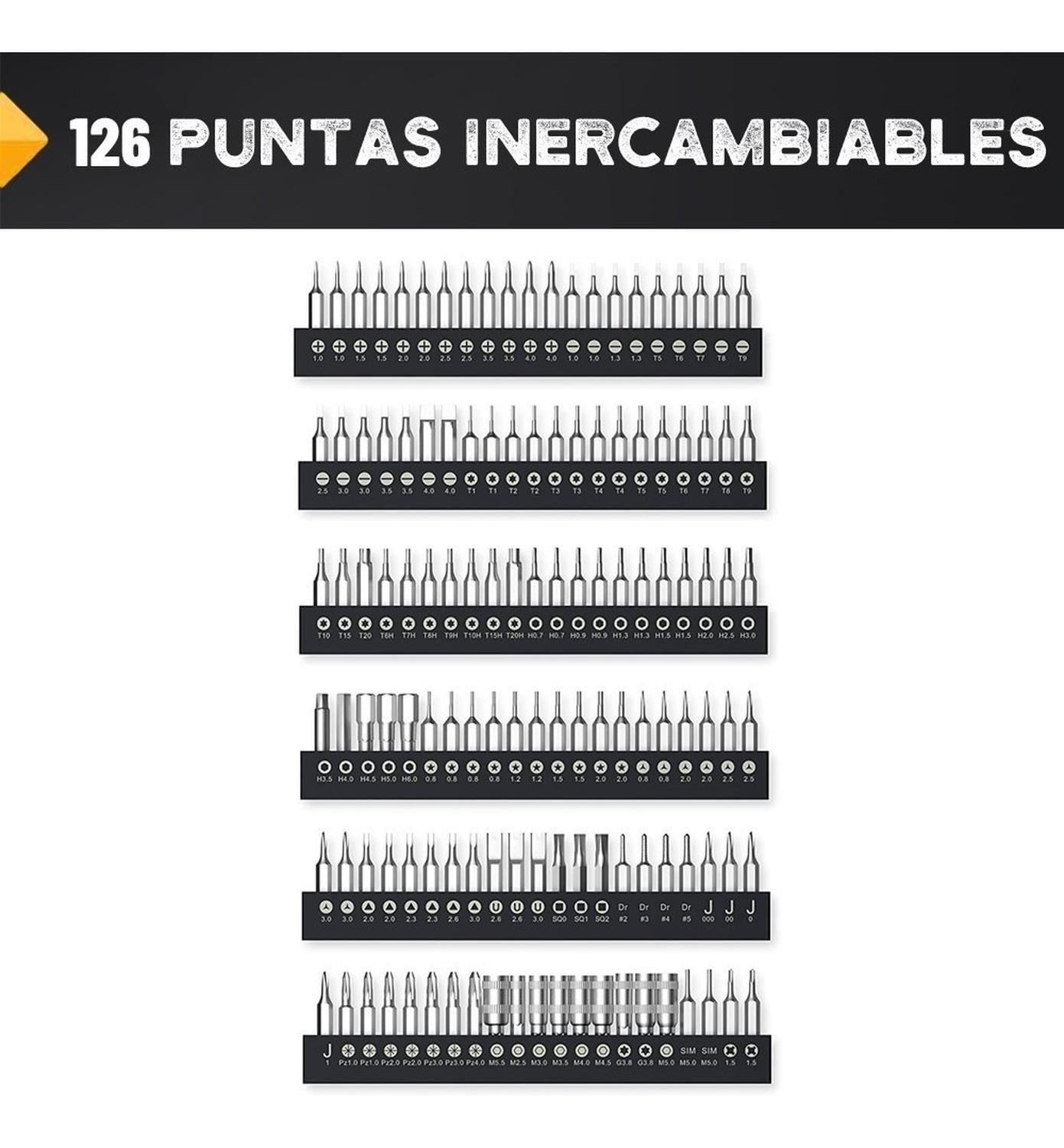 Set Destornilladores de Precision Brooklyn Juego 141 Piezas-2