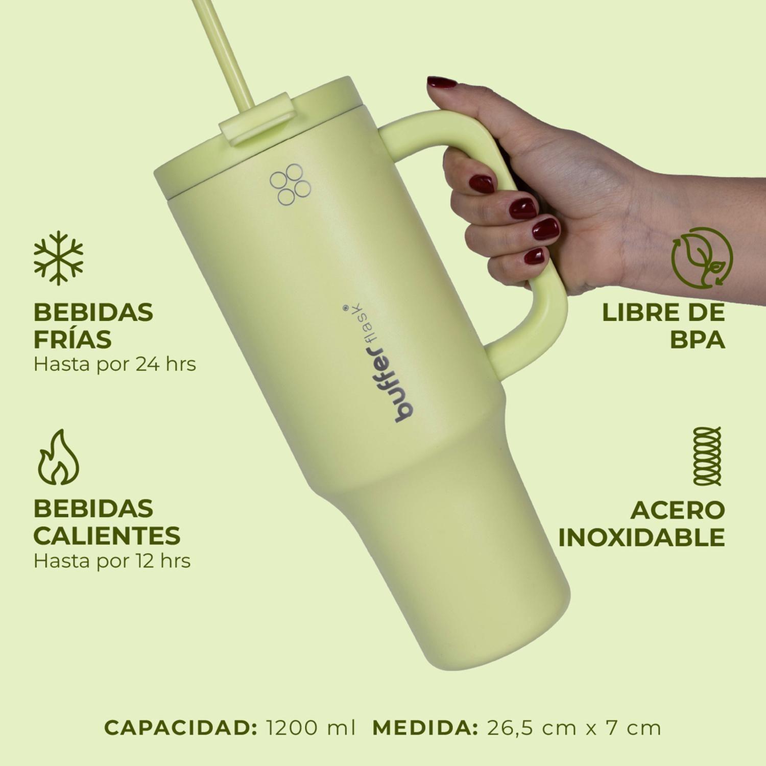 Vaso Termico Vaso Mug Termo 1,2L Acero Inox Buffer -2