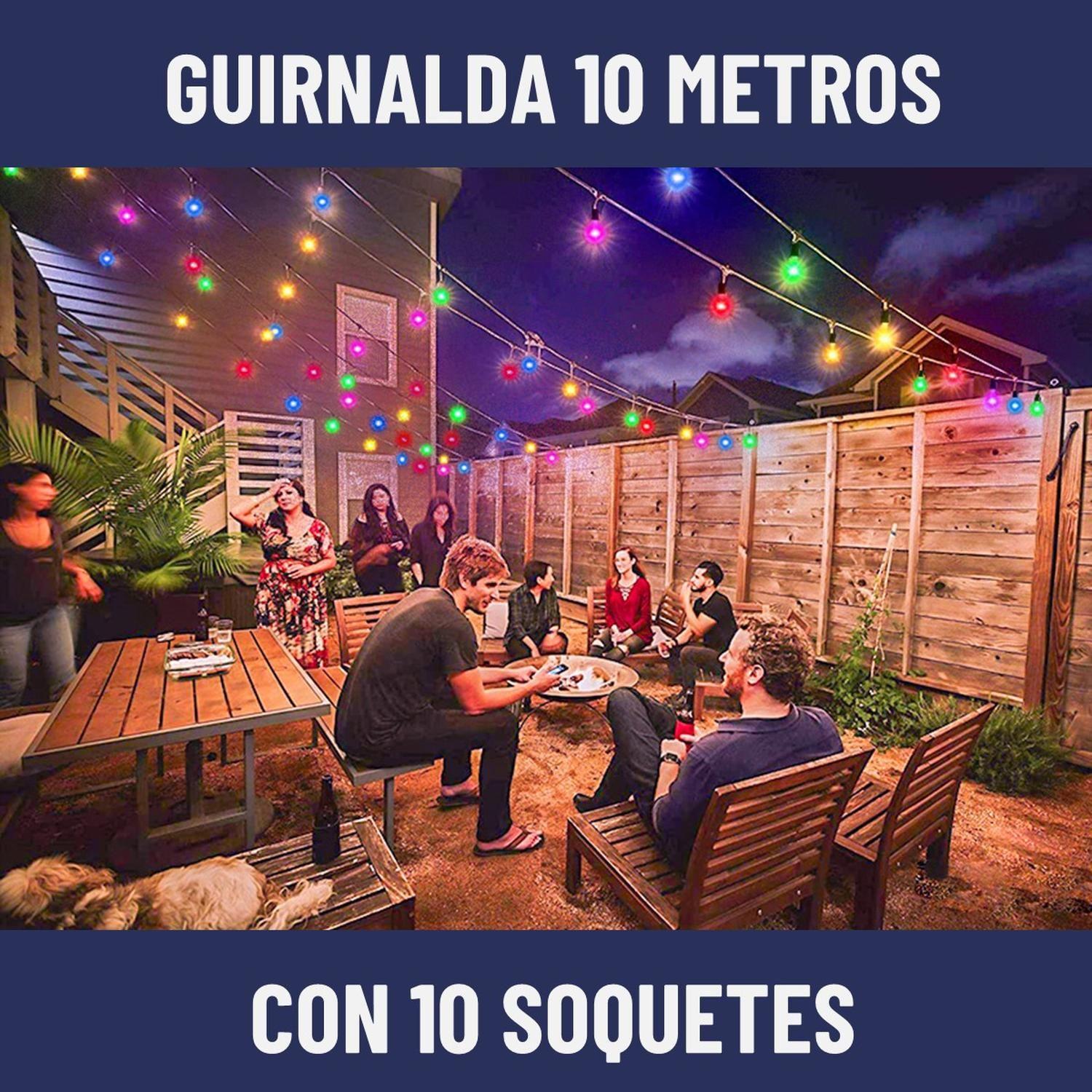 Guirnalda Luces Maxwell 10 Metros Unible + 10 Ampolletas-11