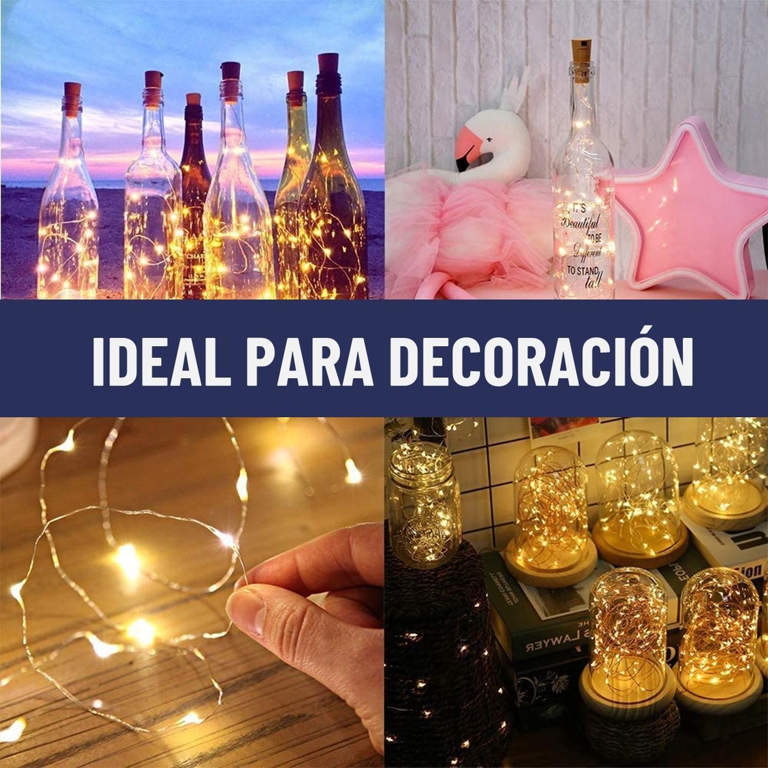 Luces Led Guirnalda con Corcho Para Botella Hada Maxwell X10-4