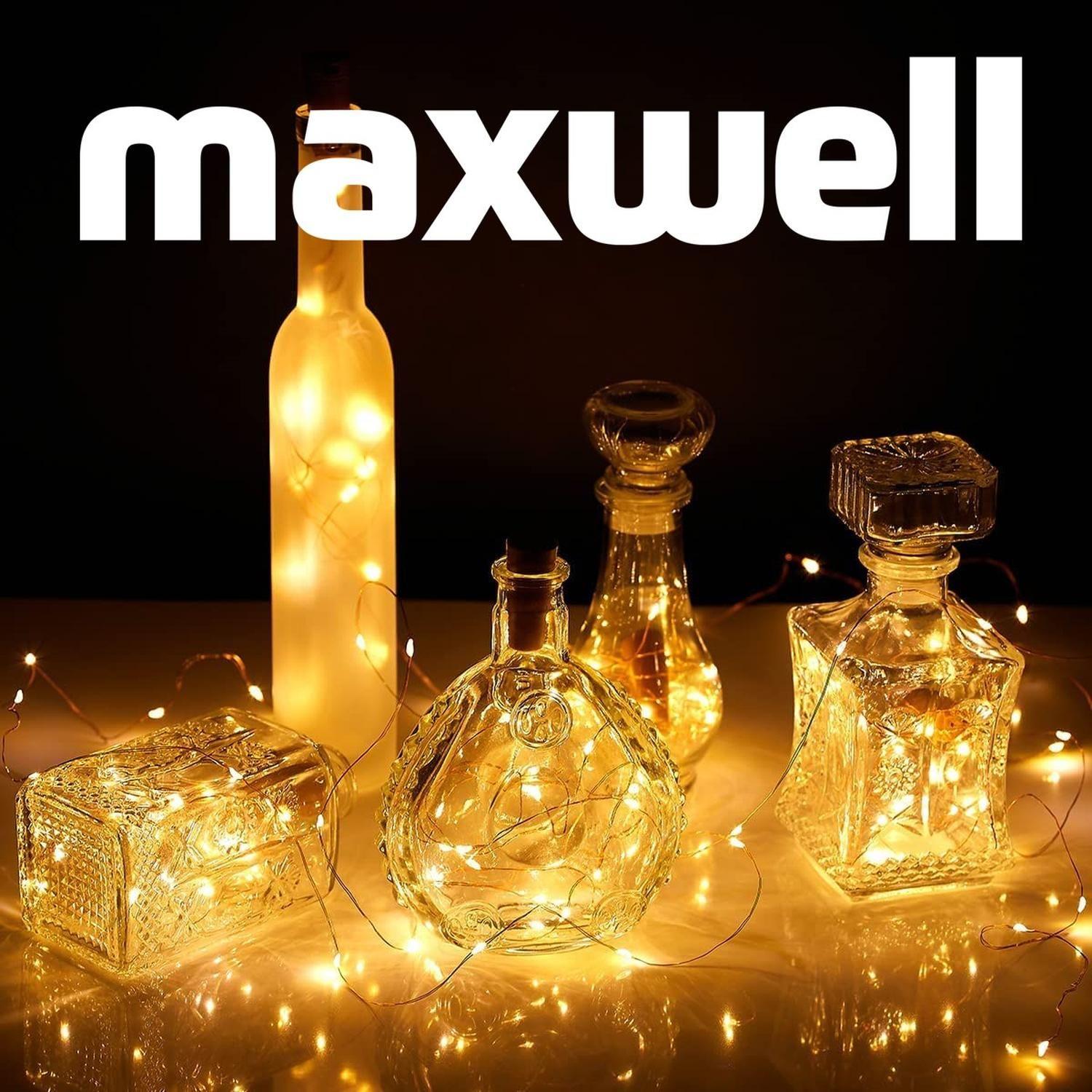 Luces Led Guirnalda con Corcho Para Botella Hada Maxwell X10-7