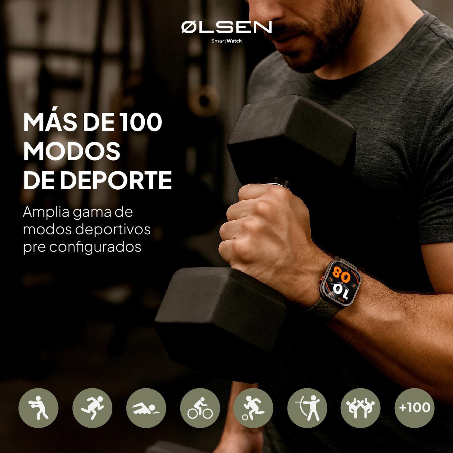 Smartwatch Olsen Reloj Inteligente ULTRA Amoled Llamadas BT-3