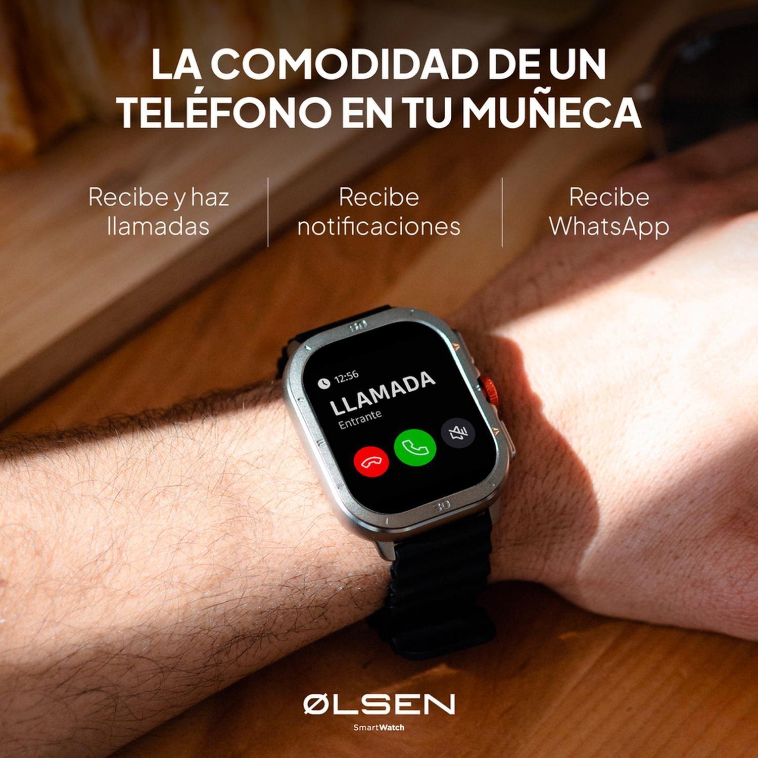 Smartwatch Olsen Reloj Inteligente ULTRA Amoled Llamadas BT-3