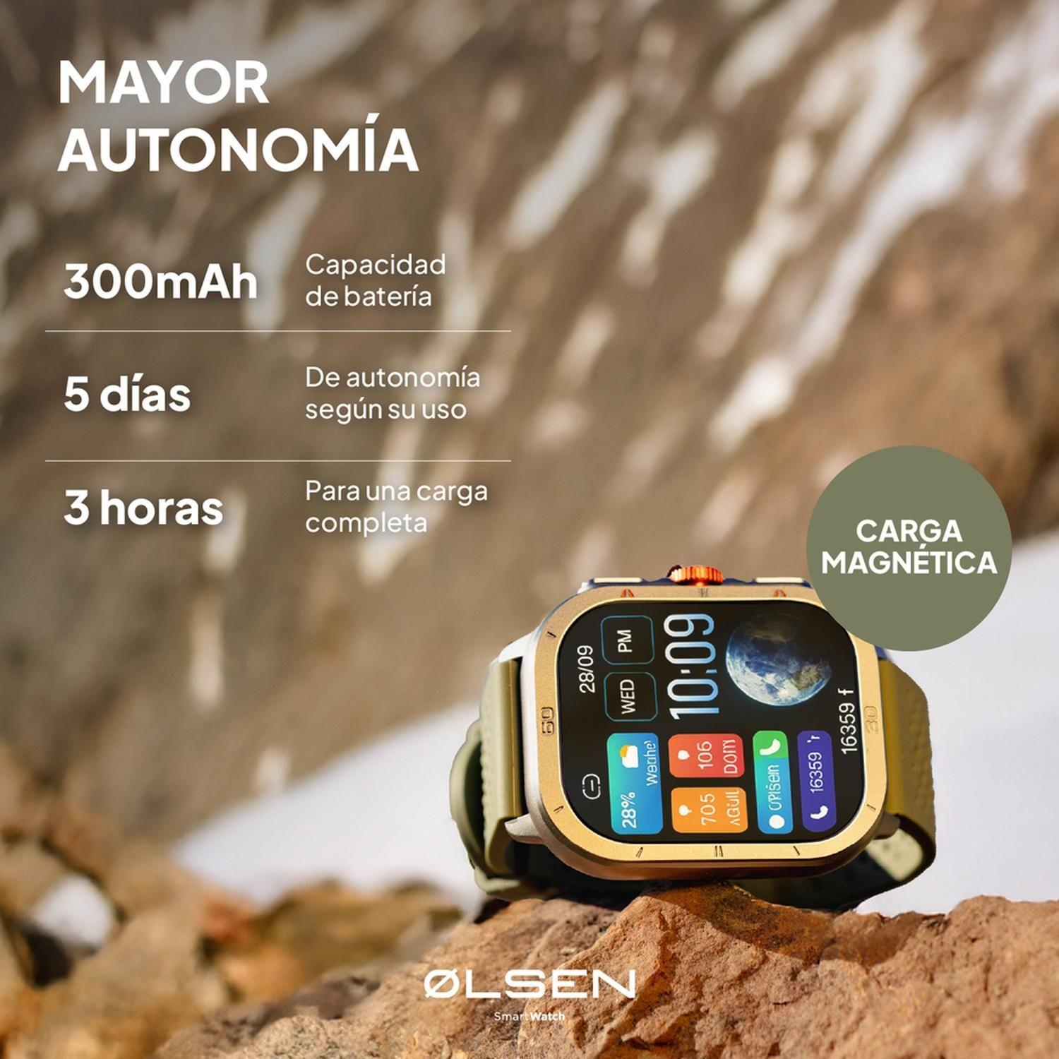 Smartwatch Olsen Reloj Inteligente ULTRA Amoled Llamadas BT-4