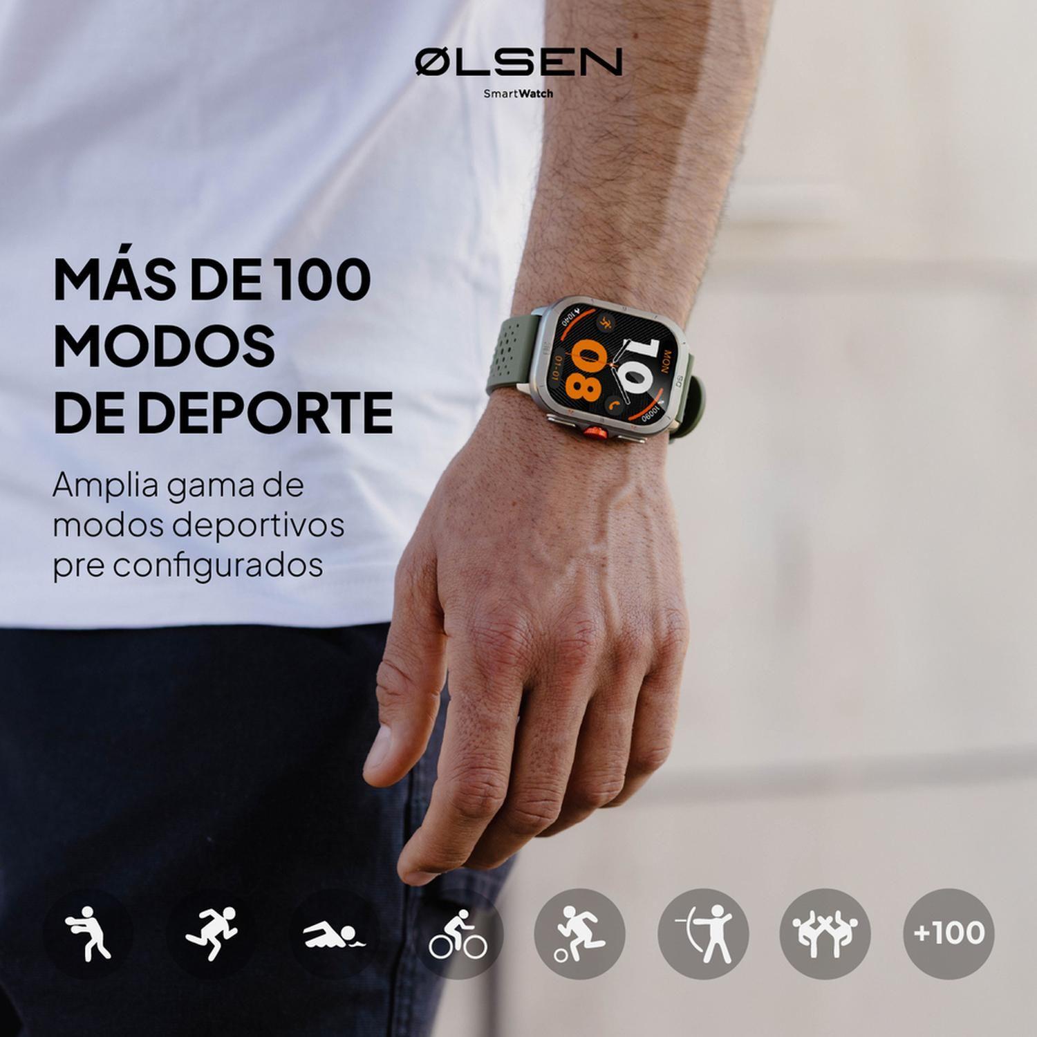 Smartwatch Olsen Reloj Inteligente ULTRA Amoled Llamadas BT-6
