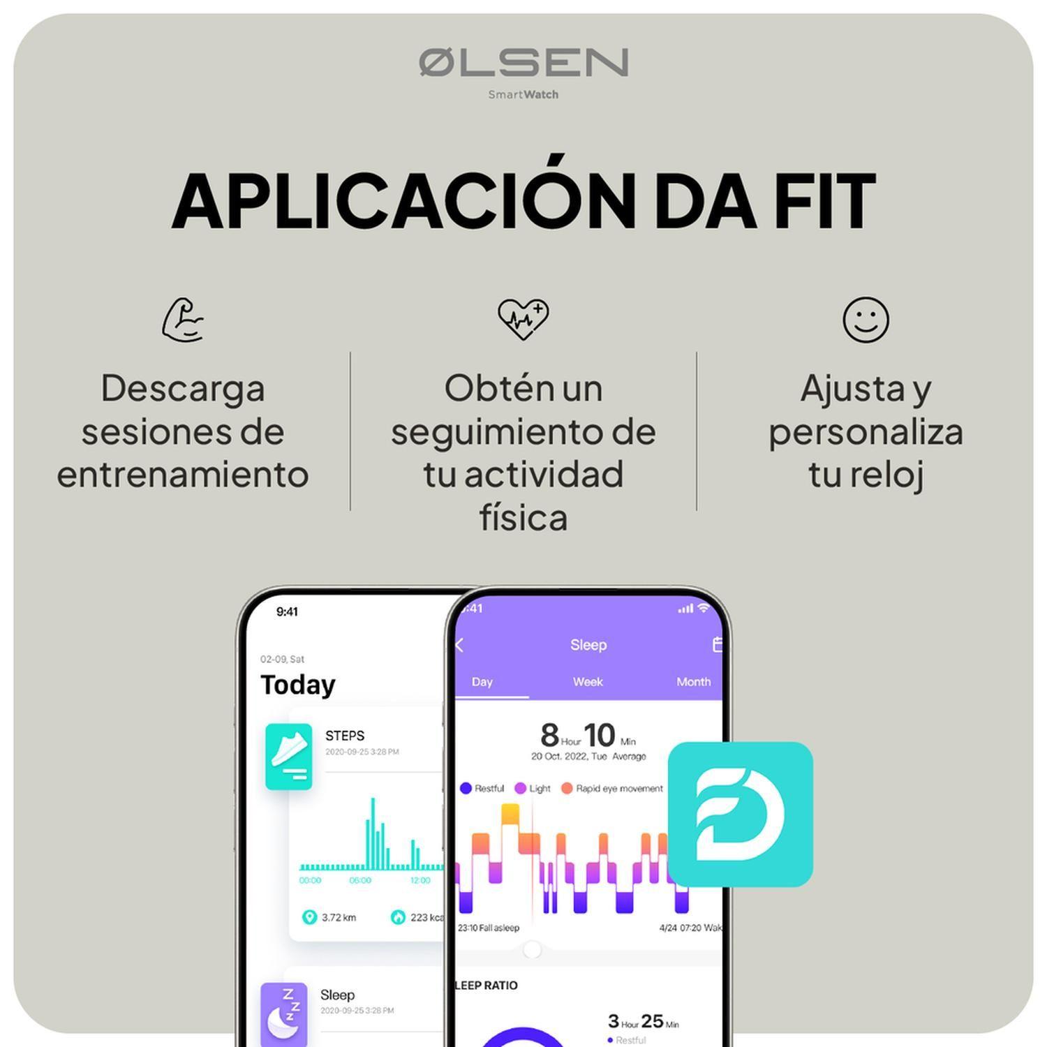 Smartwatch Olsen Reloj Inteligente ULTRA Amoled Llamadas BT-9