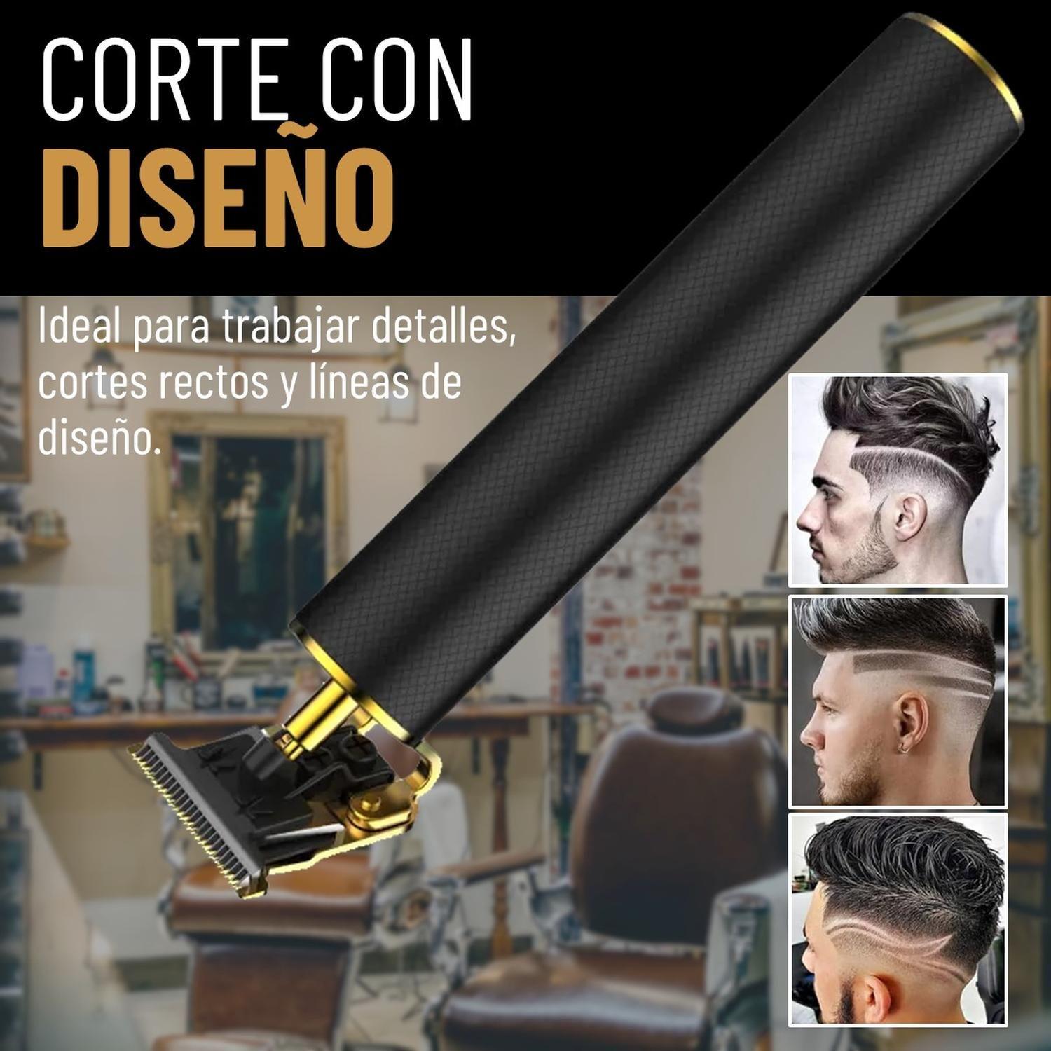 Maquina Corta Pelo Afeitadora Inalambrica Patillera Briton-4