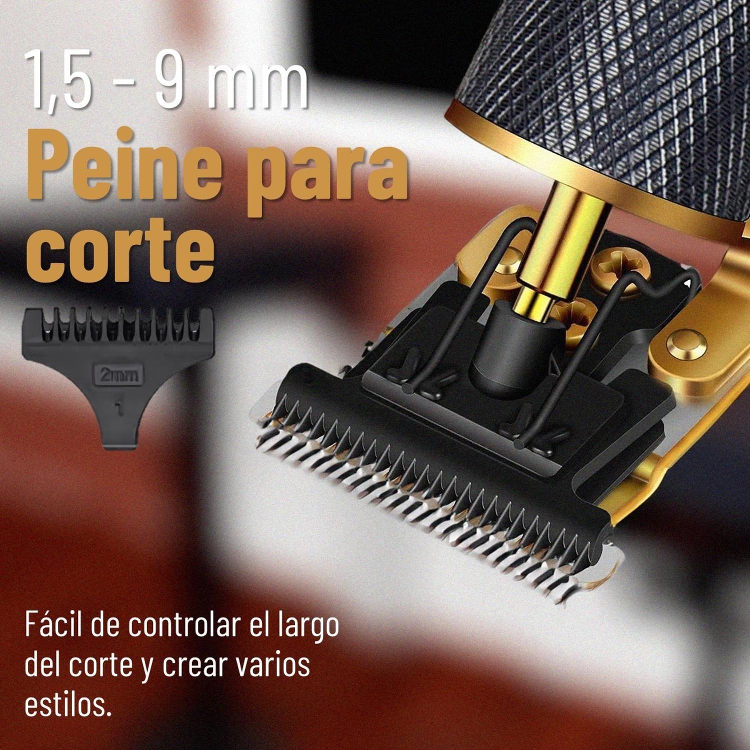 Maquina Corta Pelo Afeitadora Inalambrica Patillera Briton-6