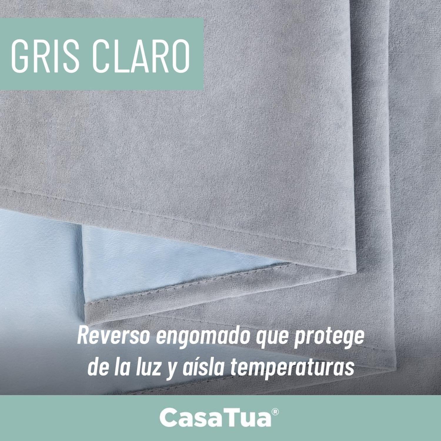 Cortina Blackout 100% 135x220cm Tipo Gamuza Casatua Set de 2-5