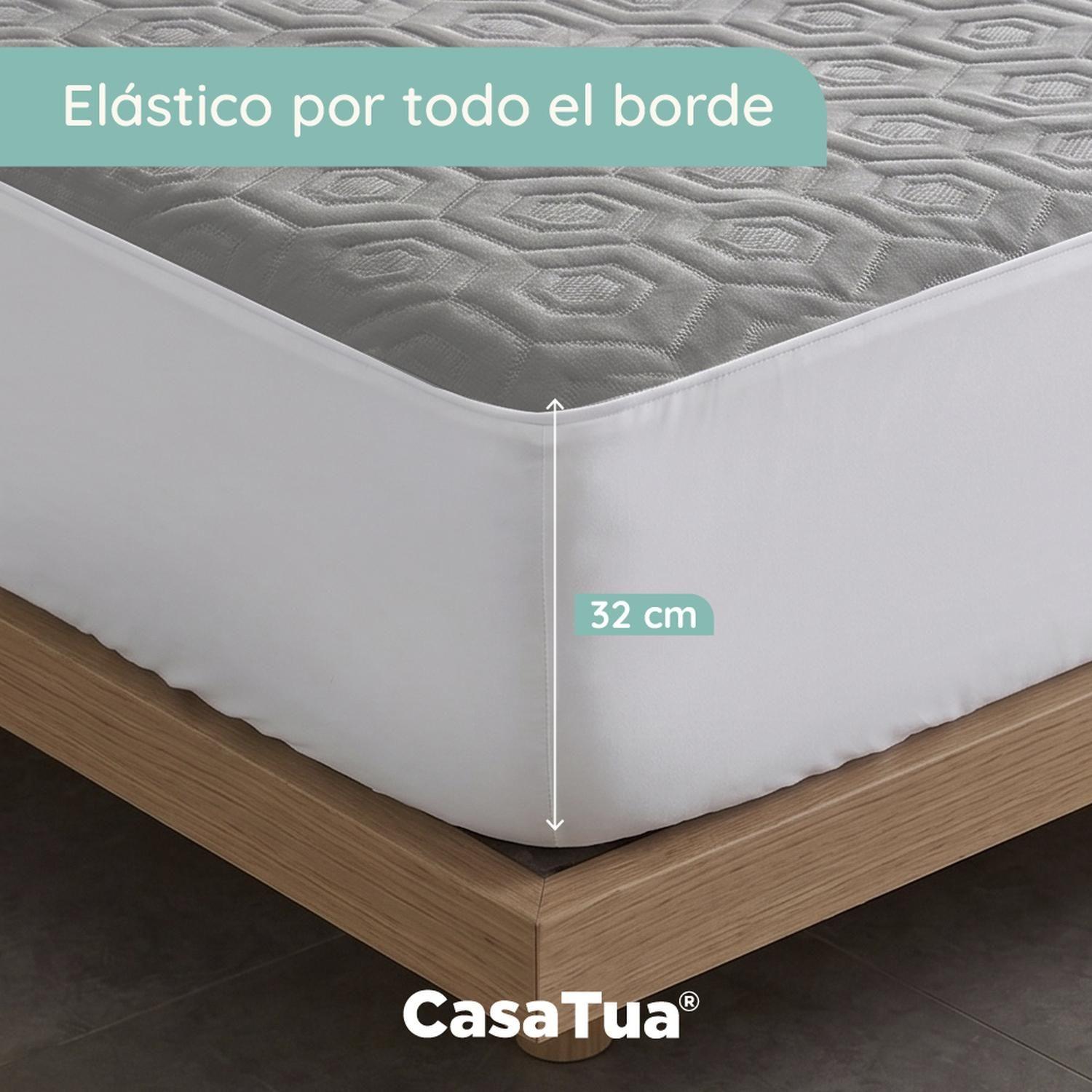 Cubre Colchon 1,5 Plazas Impermeable CasaTua Efecto Cooling-6