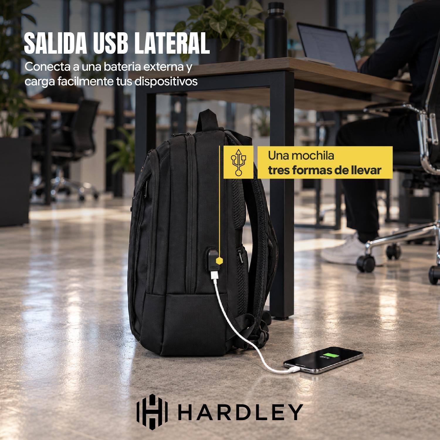 Mochila para Notebook Impermeable Antirrobo 20 lt Nylon Balistico-2