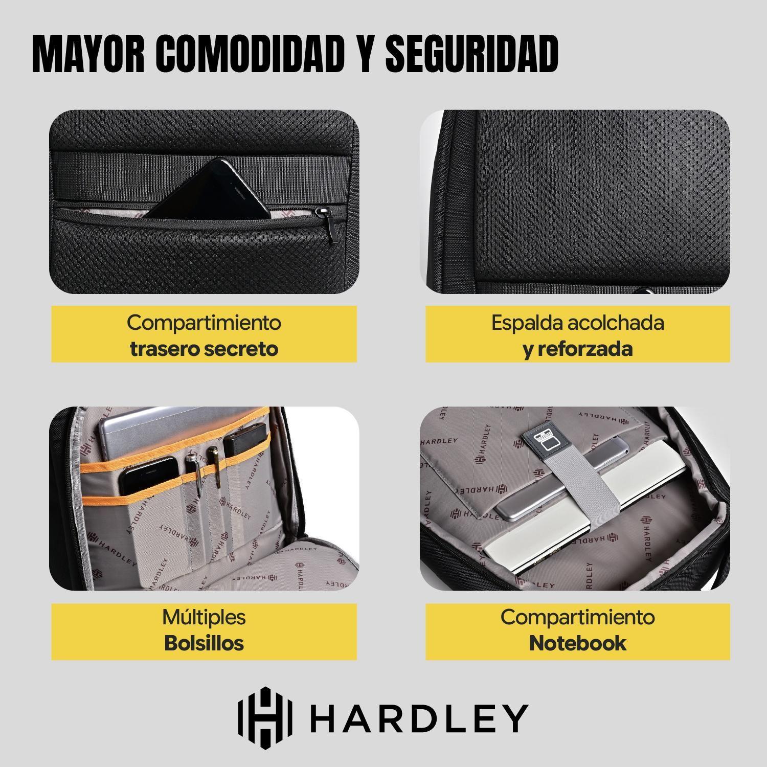 Mochila para Notebook Impermeable Antirrobo 20 lt Nylon Balistico-3