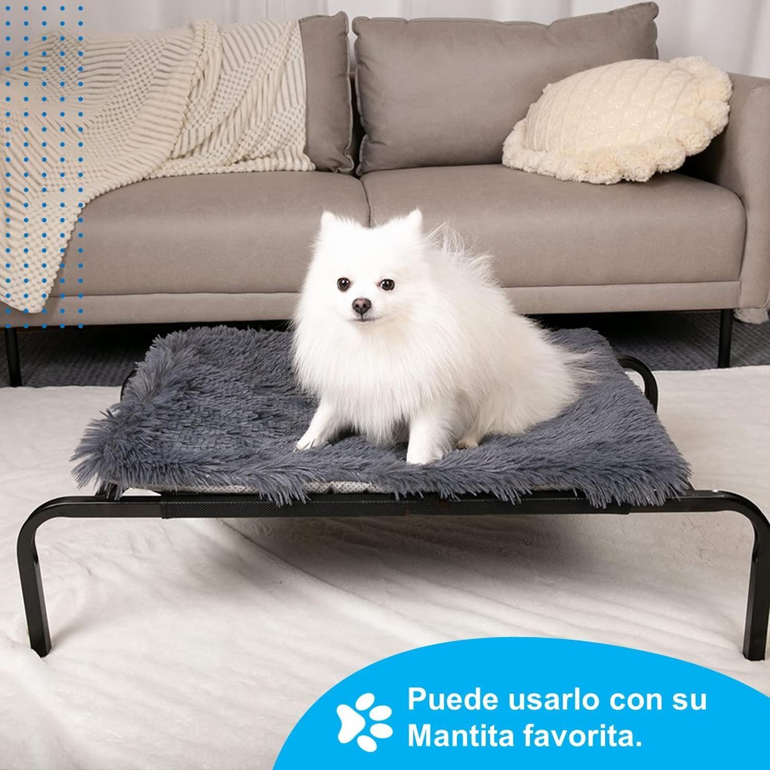 Cama Perro Gato Mascota Elevada Altura Refrescante Petpal-2