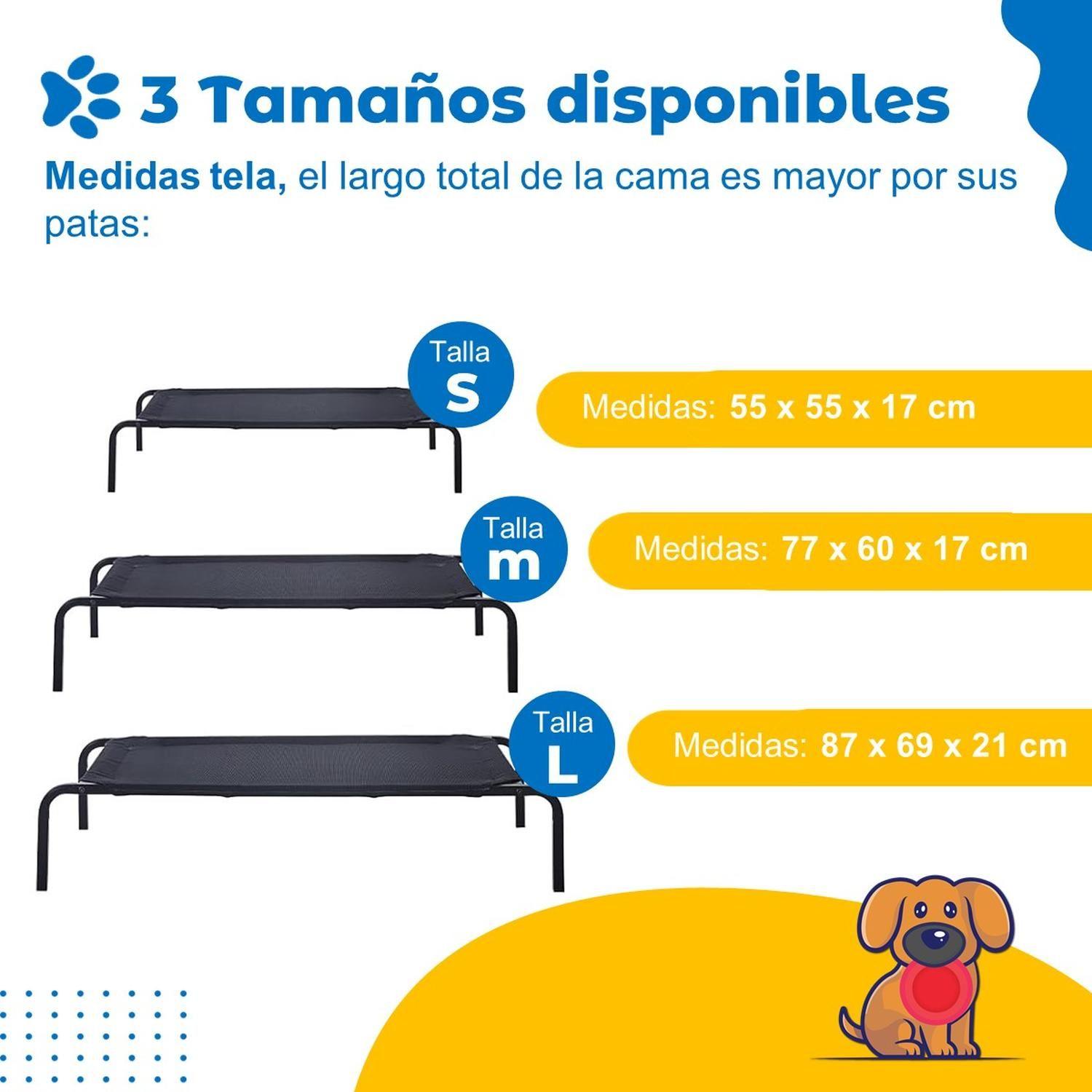 Cama Perro Gato Mascota Elevada Altura Refrescante Petpal-5