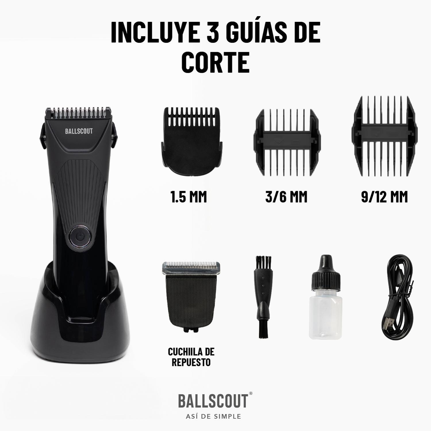 Afeitadora Ballscout Silky Resistente Al Agua Kit Accesorios Varios-9
