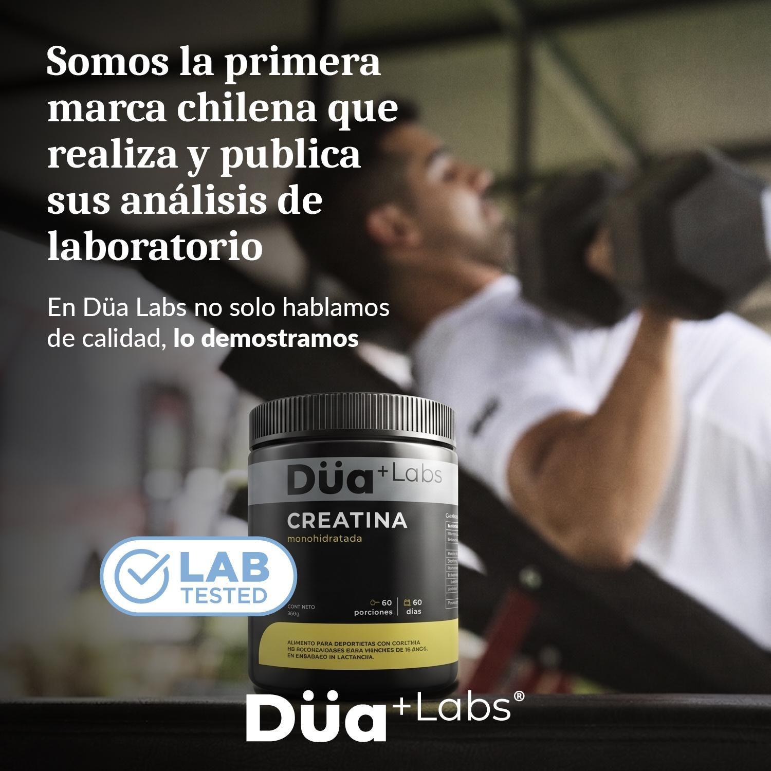 Creatina Monohidratada Düa Labs 300g 60 Porciones Sin Sabor-4