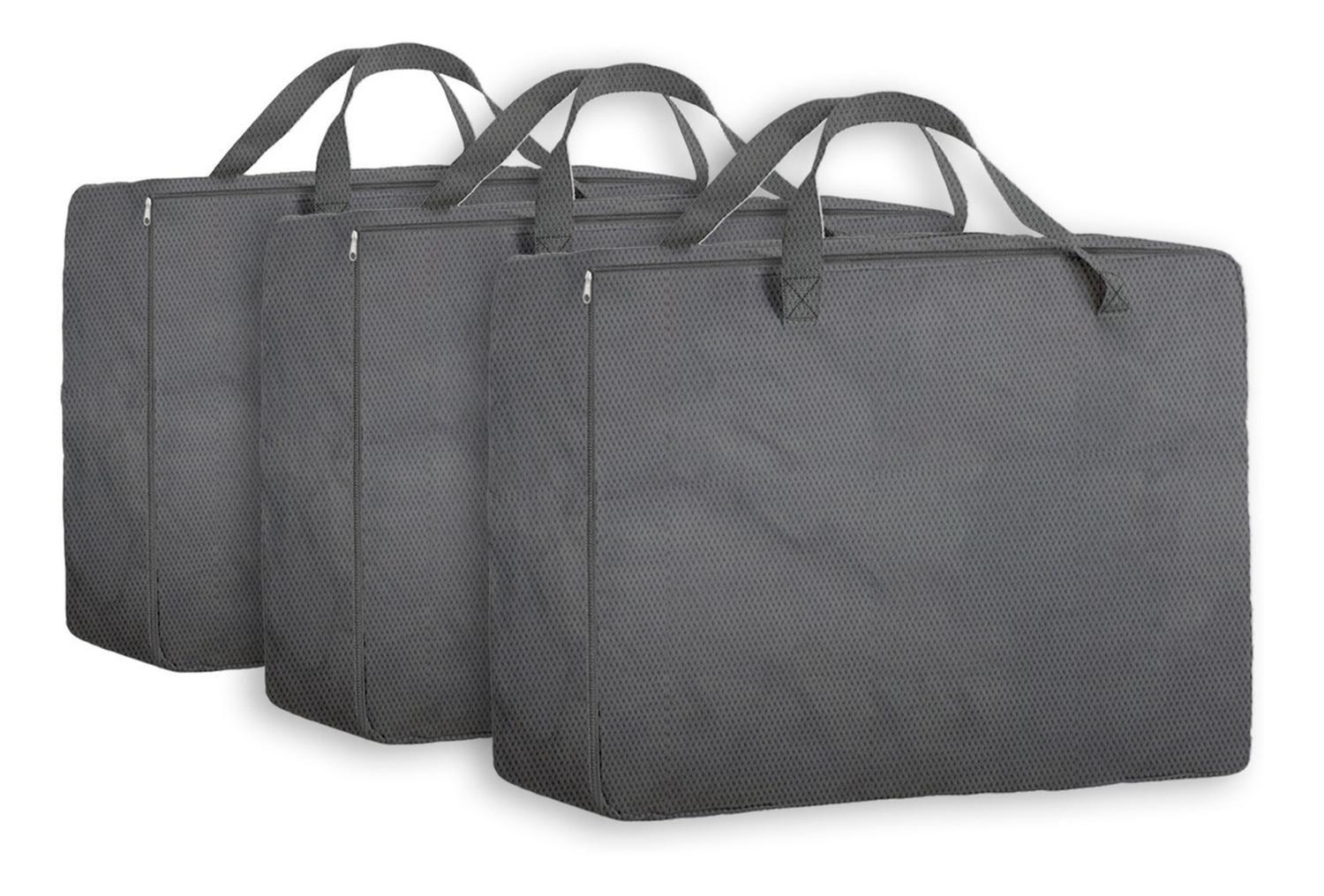 Set 3 Bolsas Almacenamiento Organizador Ropa Plegable-0