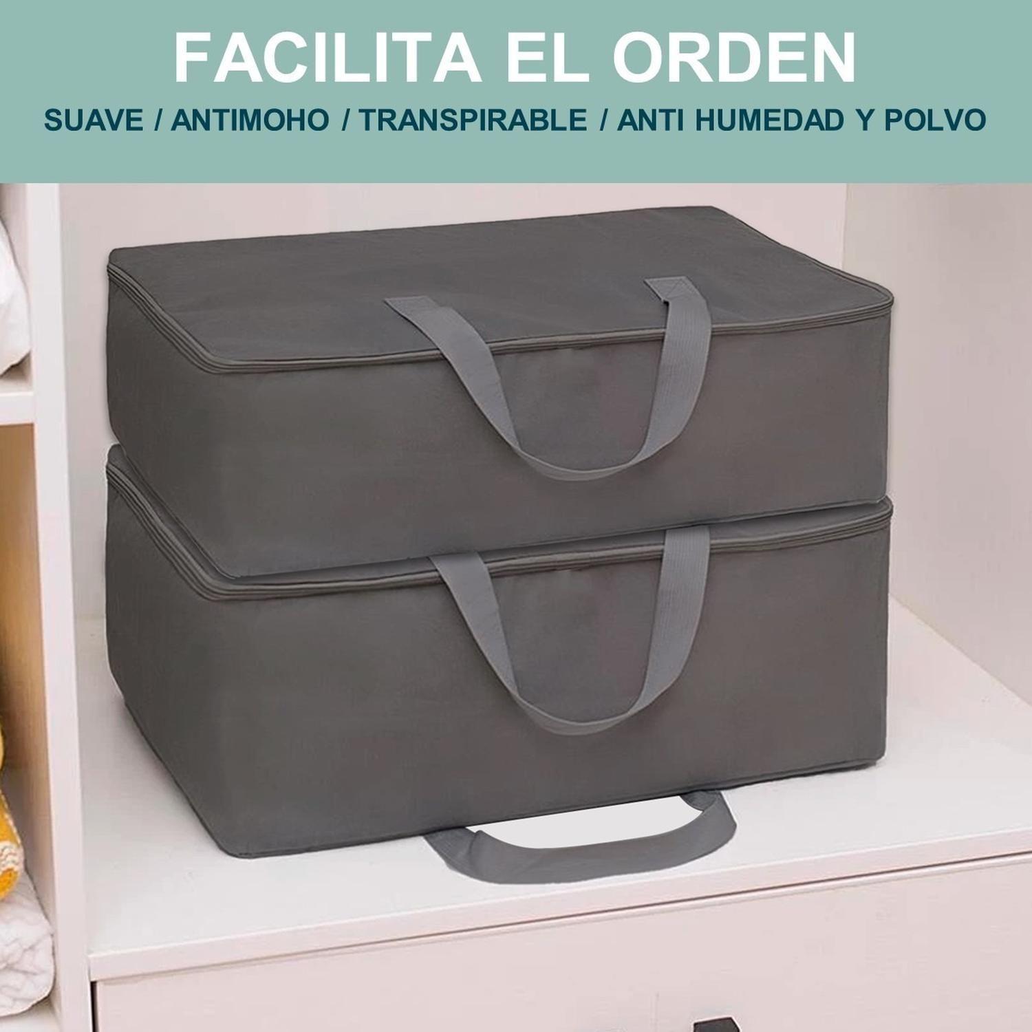 Set 3 Bolsas Almacenamiento Organizador Ropa Plegable-2