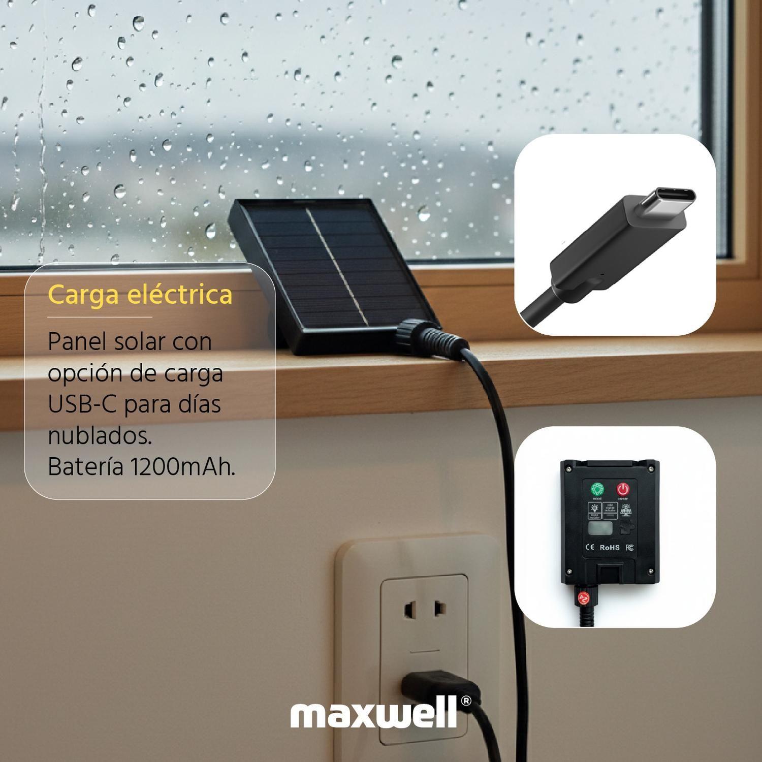 Guirnalda Solar Maxwell 10m Luces Exterior Terraza Impermeable-3